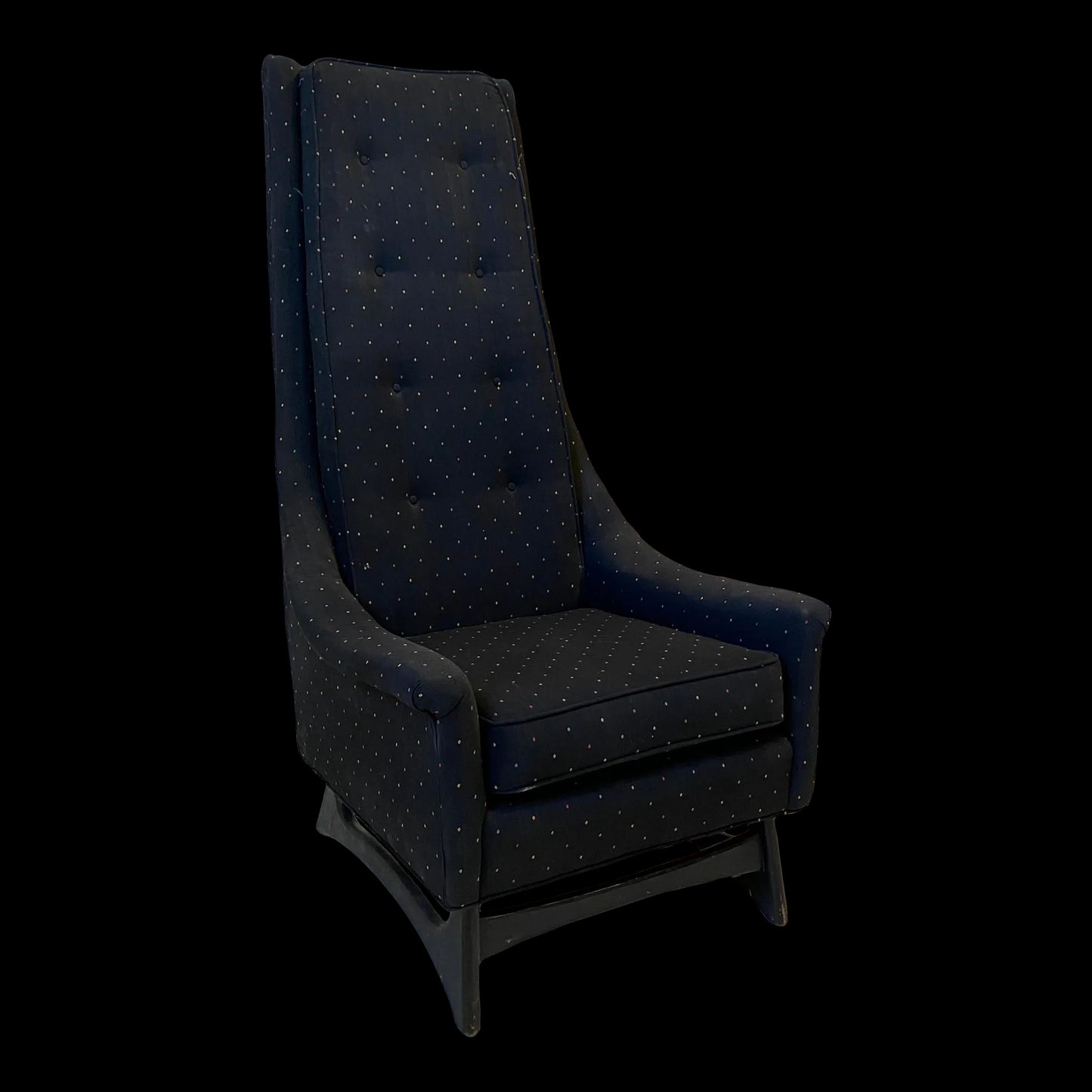 Mid Century Modern Pearsall Style Tall Back Chair