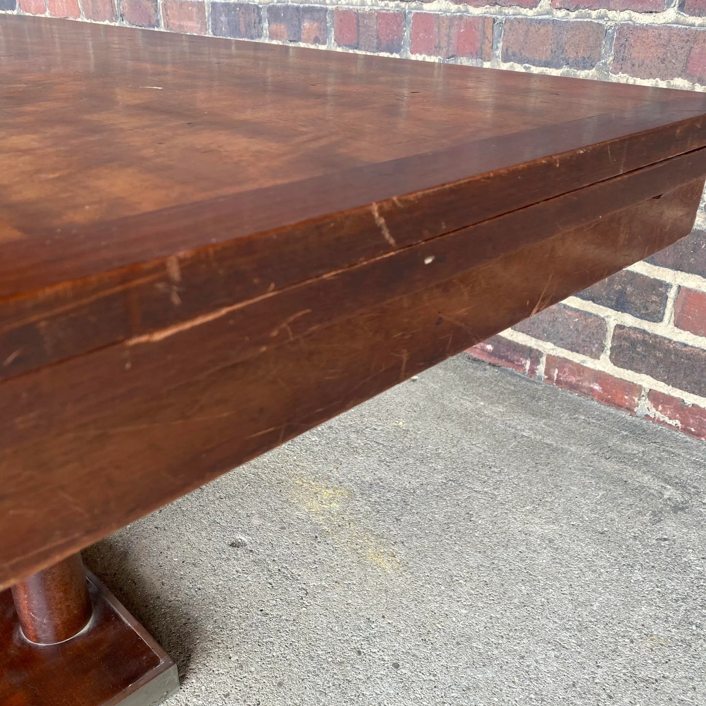 Roger Bal Art Deco Dinning Table Refectory Leaves