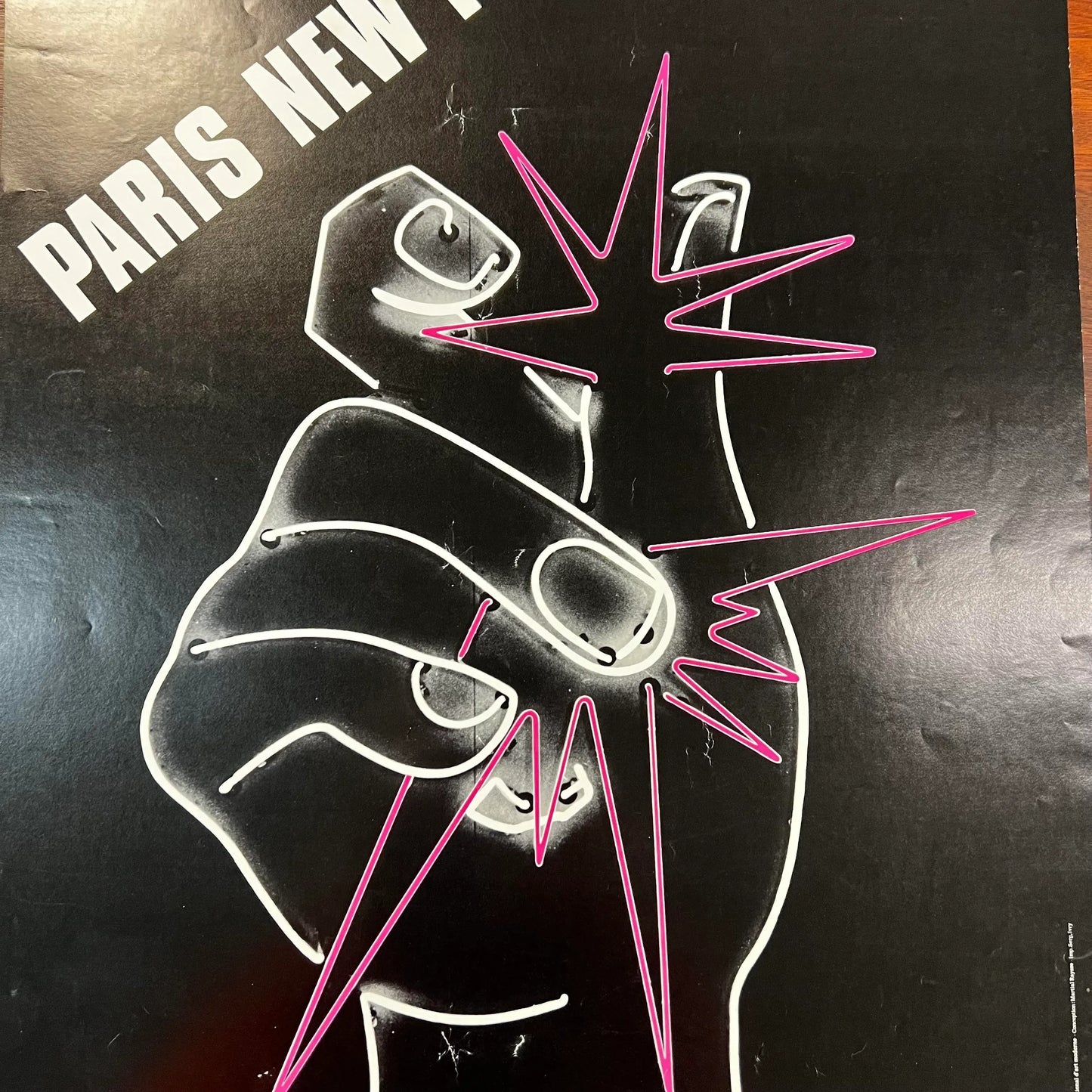 Paris New York 1977 Lithograph by Roman Cieslewicz and Martial Raysee