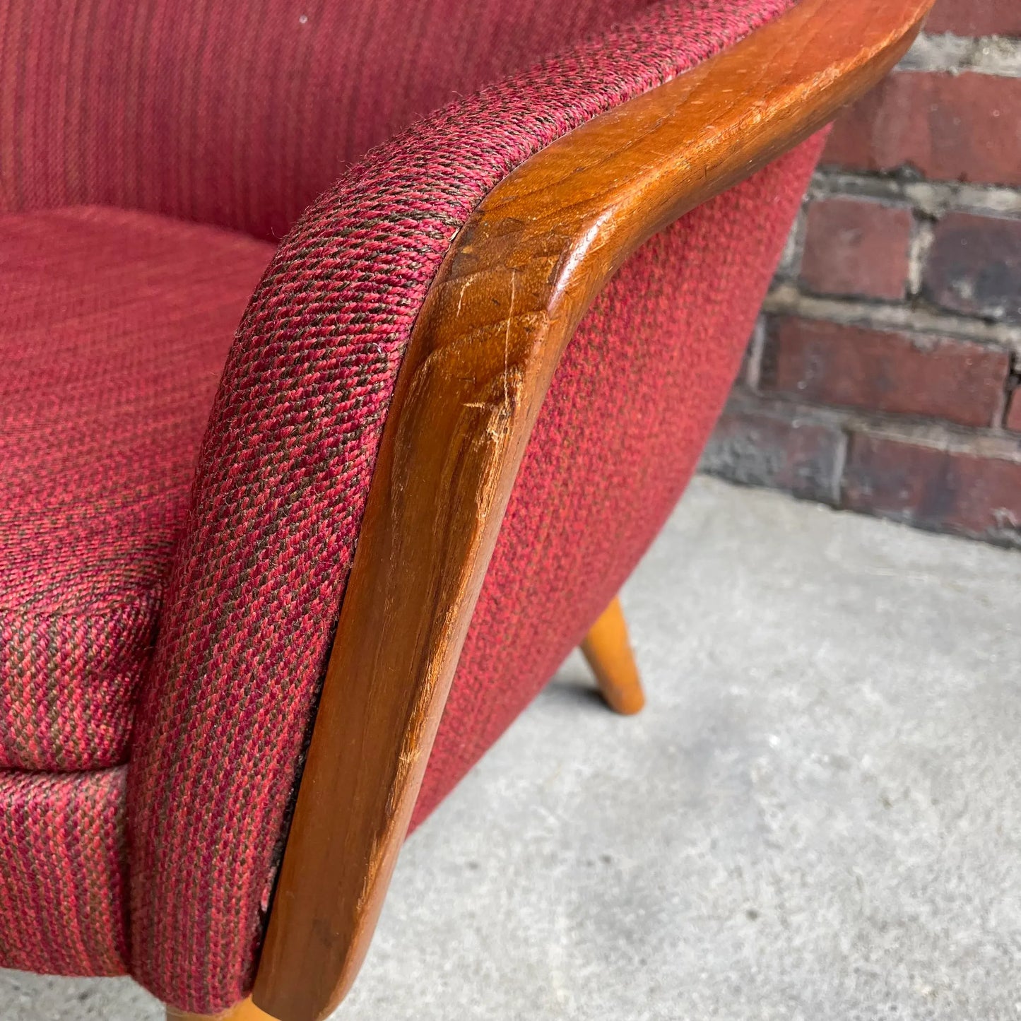Norwegian Modern Mid Century Teakwood Armchair