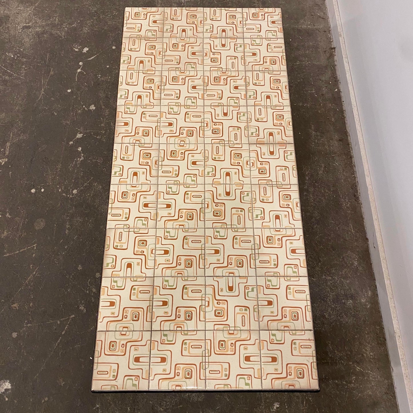 1960s Arden Riddle Tile Top Coffee Table