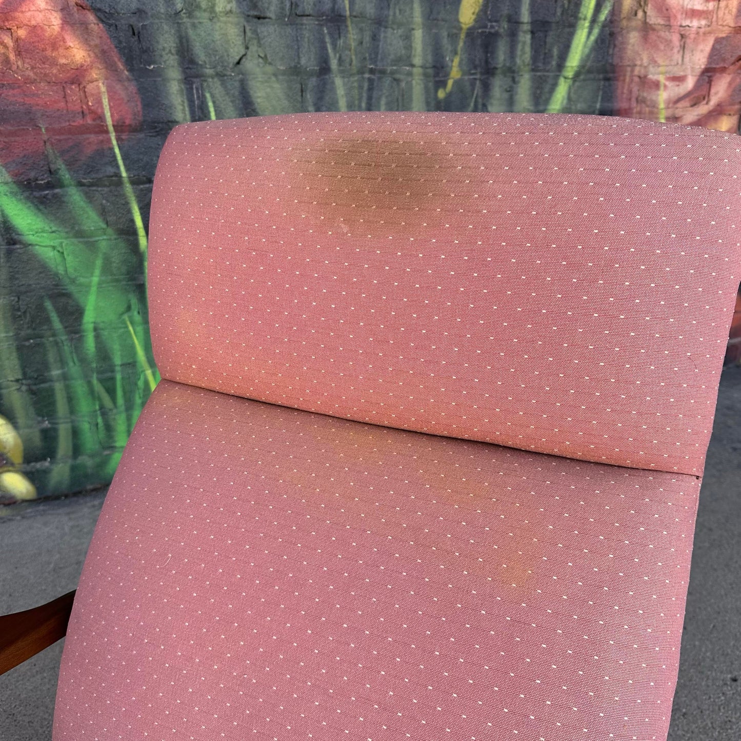 Folke Ohlsson for Dux Duxello Mid-Century Modern Walnut Lounge Chair With Ottoman