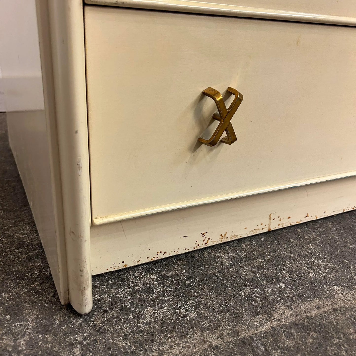 Paul Frankl X Pull Midcentury Tall Dresser Johnson Brothers Furniture