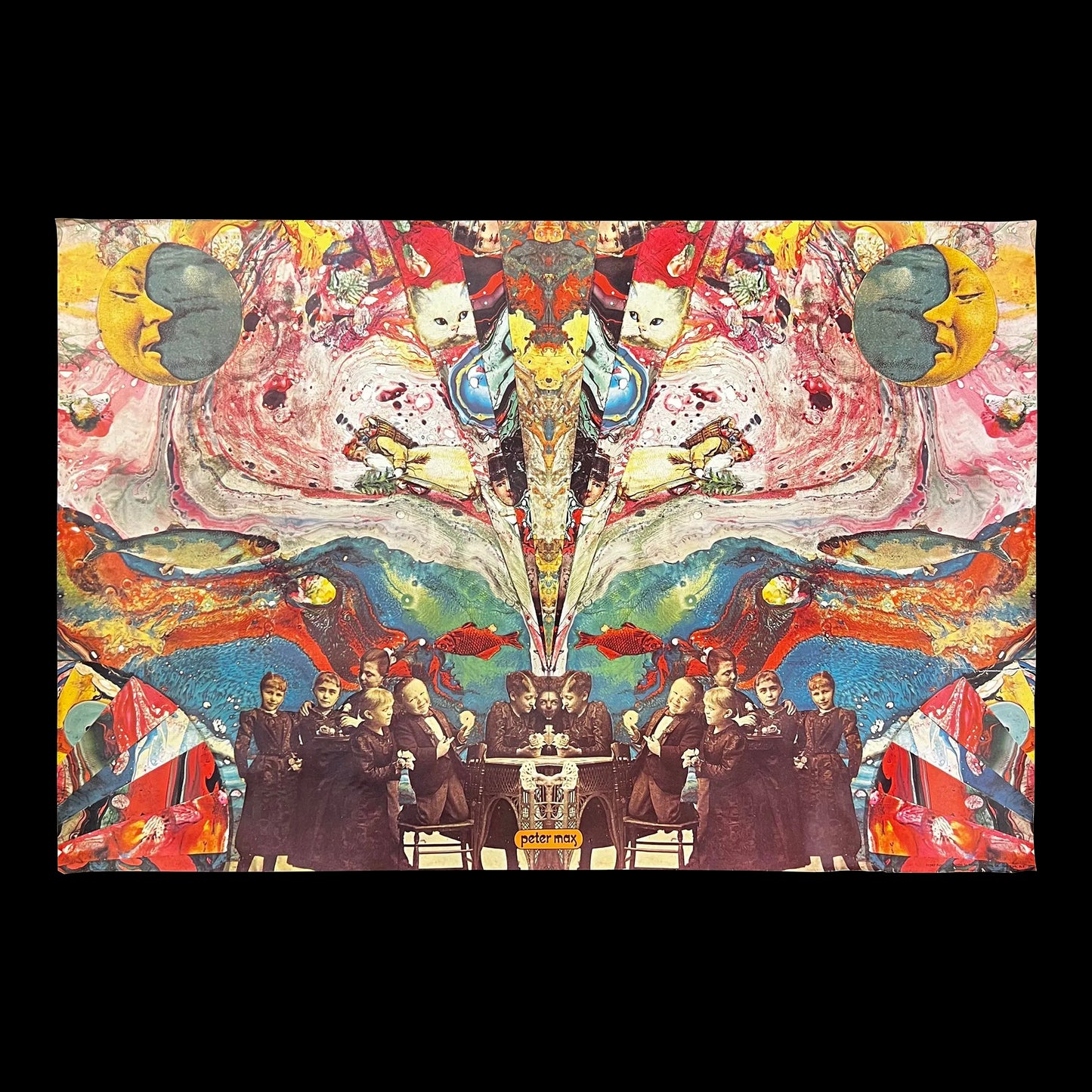 Peter Max Lithograph “Midget’s Dream” 1967