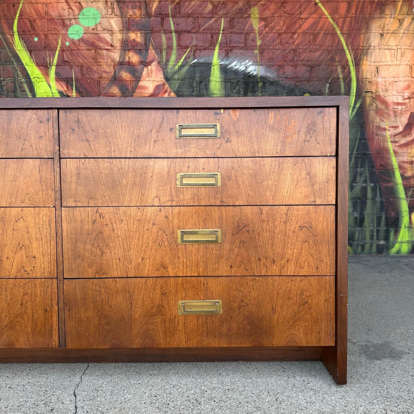 Milo Baughman for Founders Walnut Dresser Mid-Century Modern