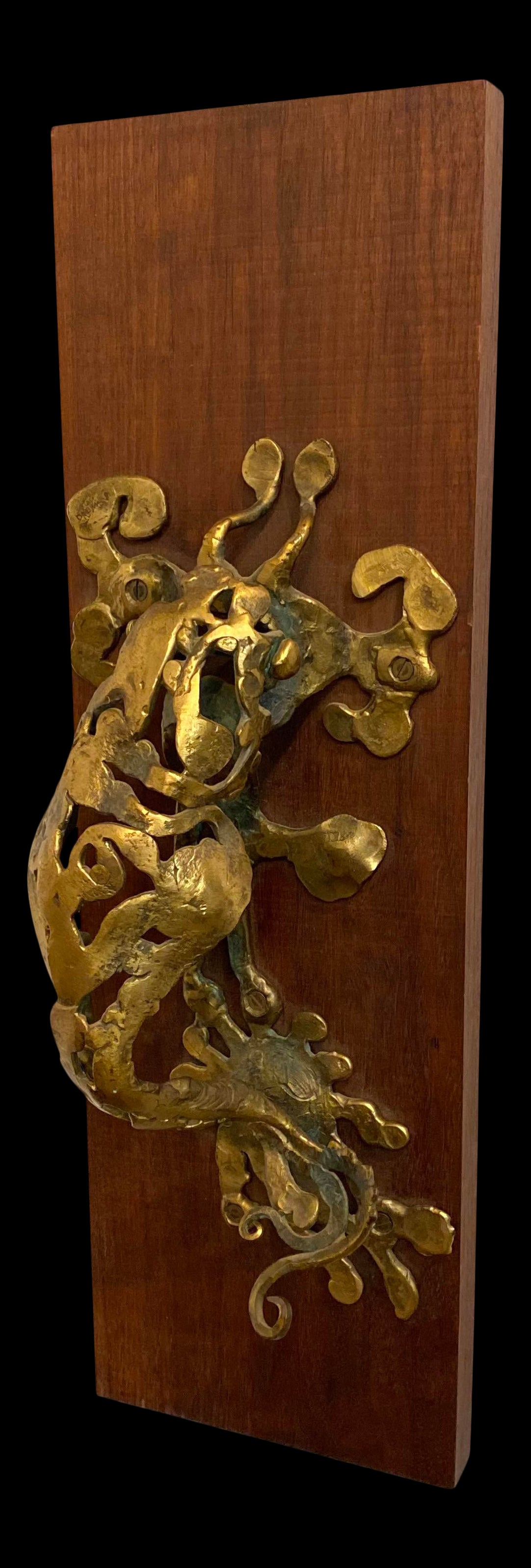 Mid-Century Modern Bronze Door Knocker by Don Drumm