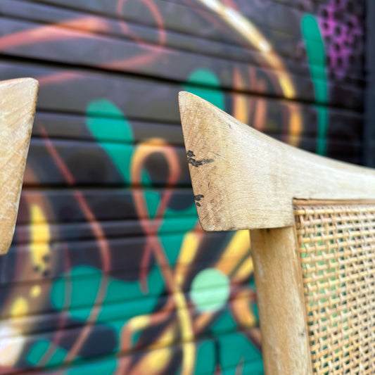 Set of 4 Paul McCobb for Planner Group Cane Dining Chairs