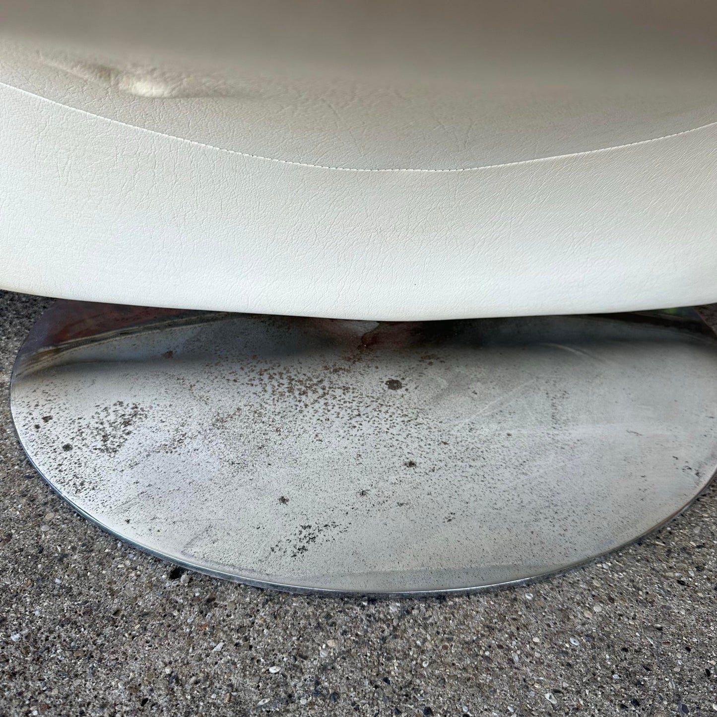 Pair Artifort? Vinyl and Chrome Chairs