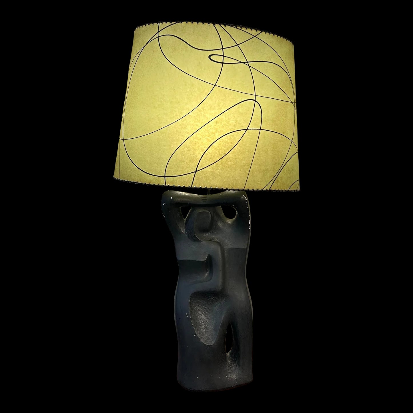 Reva Large Digital Table Top Sculptural Ceramic Lamp