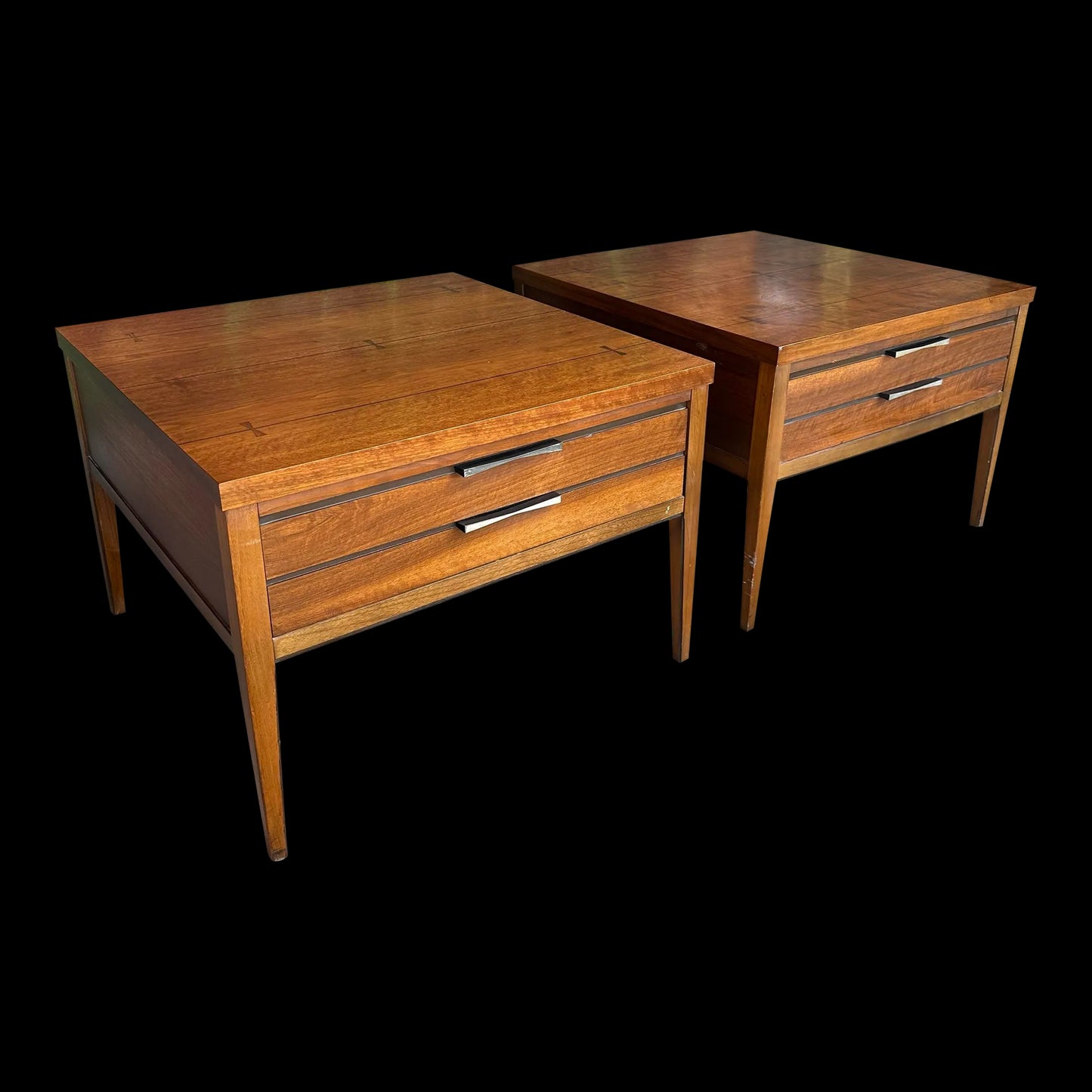Pair of Paul McCobb for Lane Furniture Company “bowtie” Side Tables