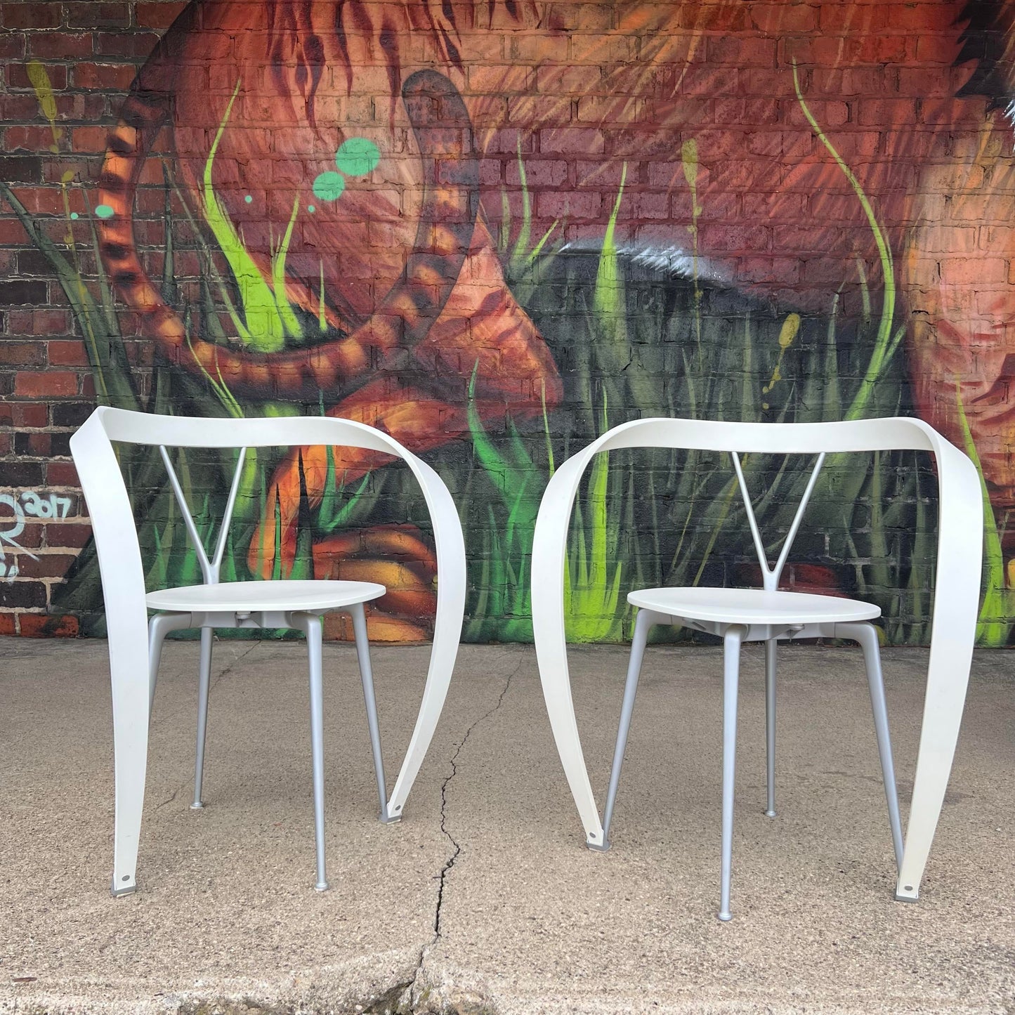 Set of 6 Revers Dining Chairs by Andrea Branzi for Cassina