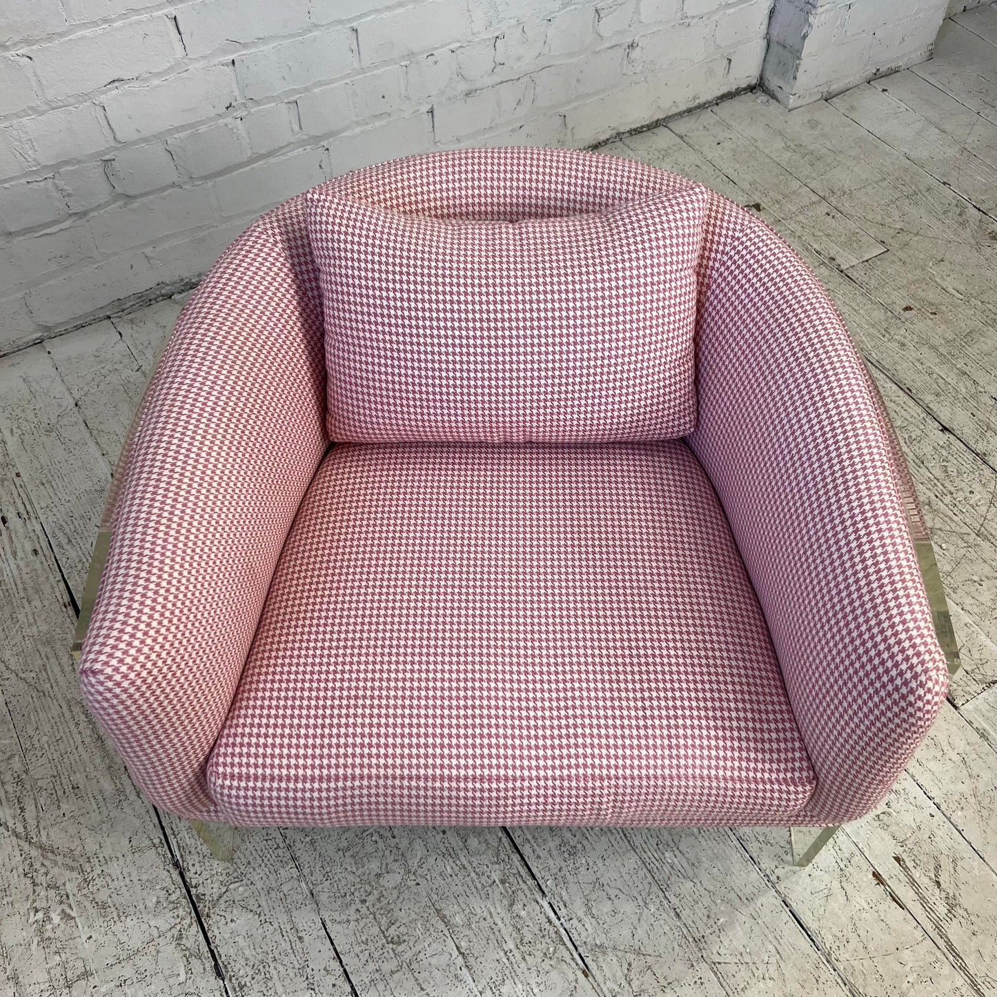 Milo Baughman Bond Acrylic Club Chair