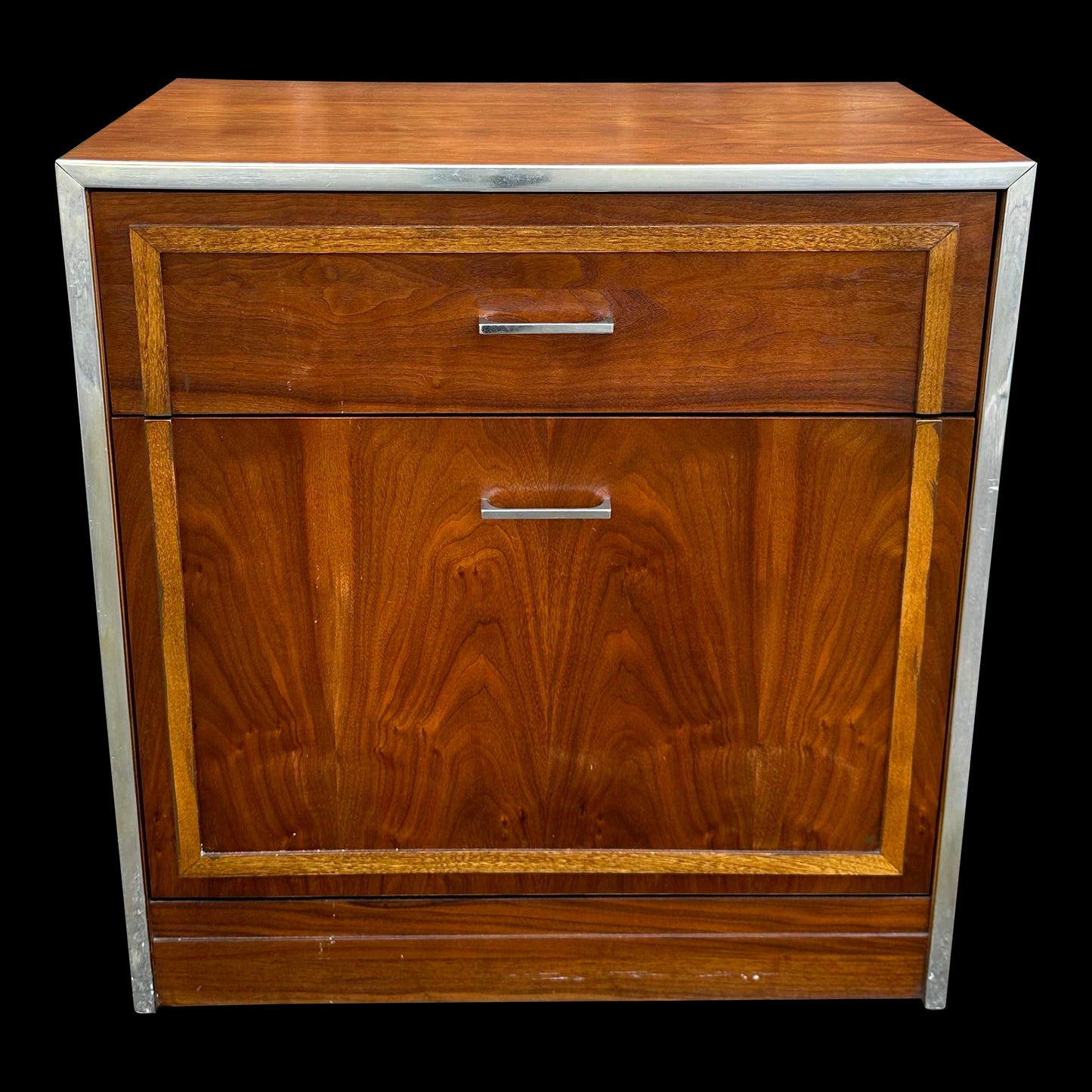 Mid Century Modern Lane Record Cabinet Storage