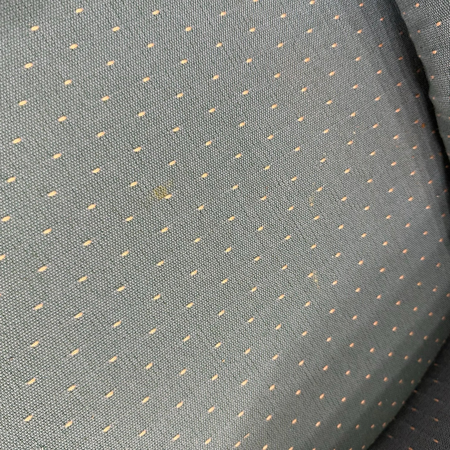 Pair of Drexel Blue Barrel Back Chairs on Casters