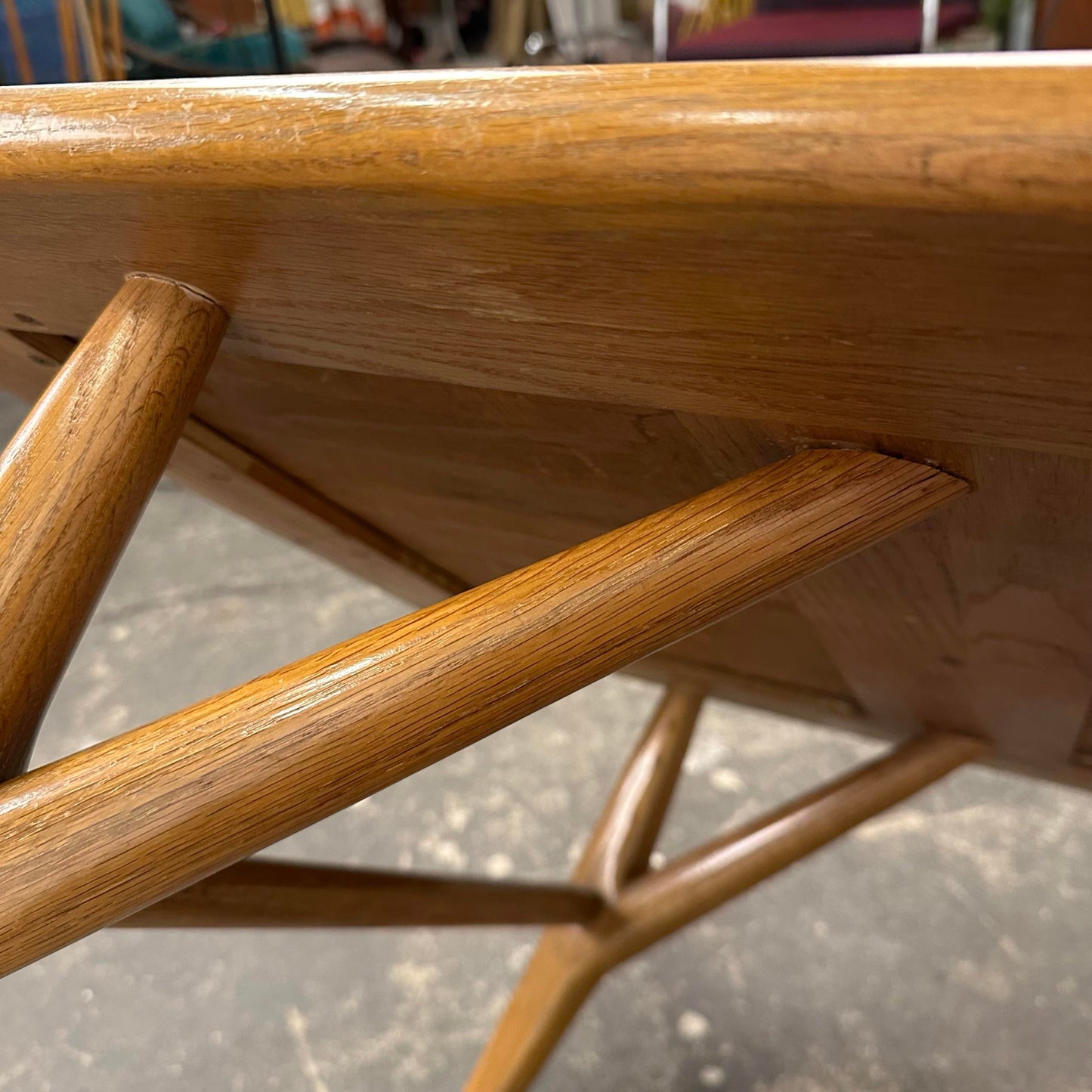1950s Jack Van Der Molen Oak Coffee Table