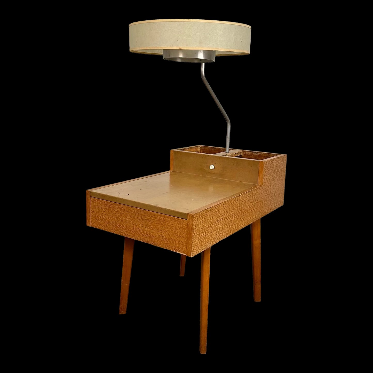 George Nelson for Herman Miller Side Table With Lamp