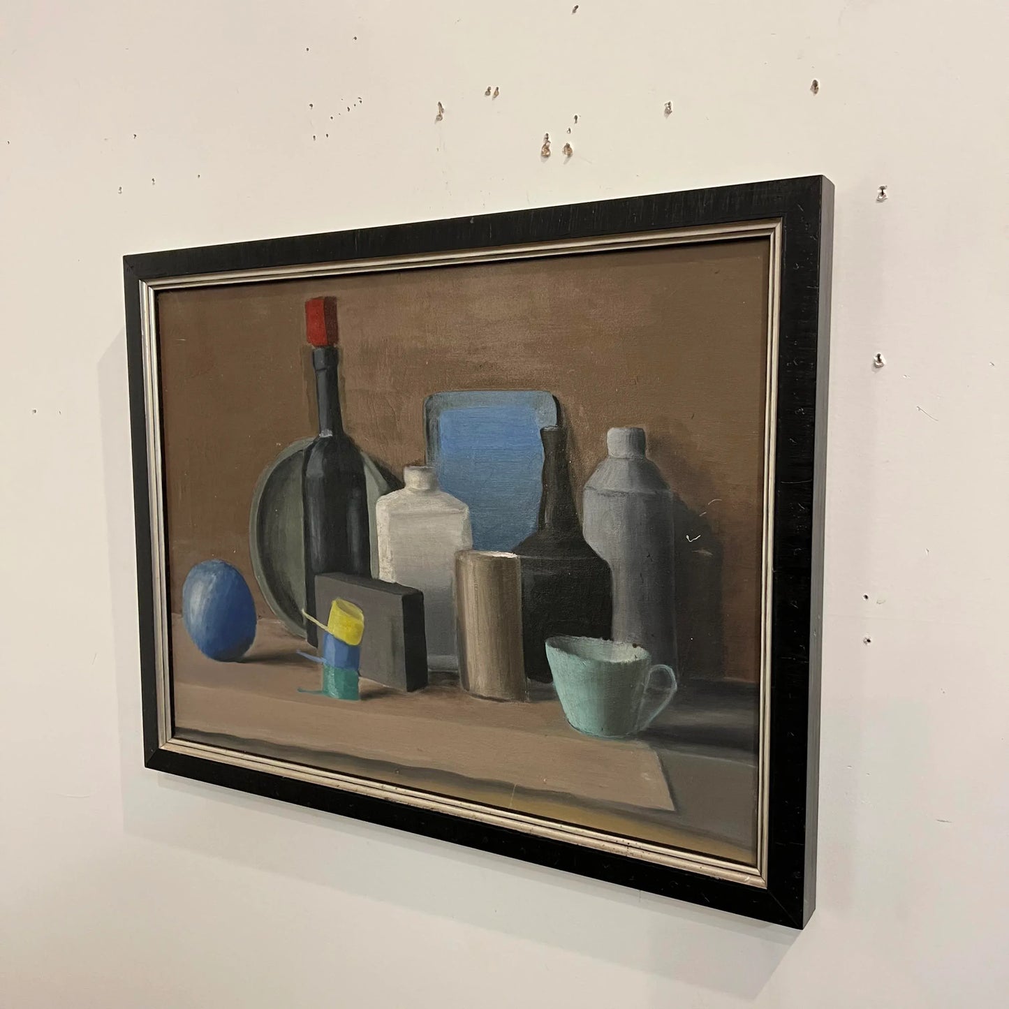 Still Life Oil Painting by David Siegelman Framed