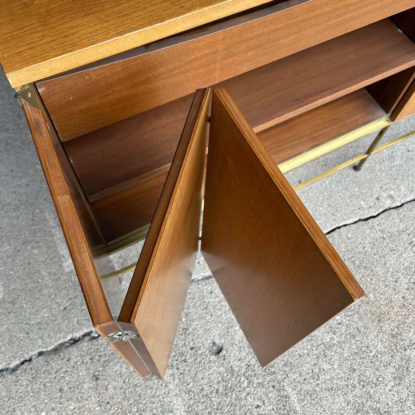 Paul McCobb for Calvin Credenza With Brass Base