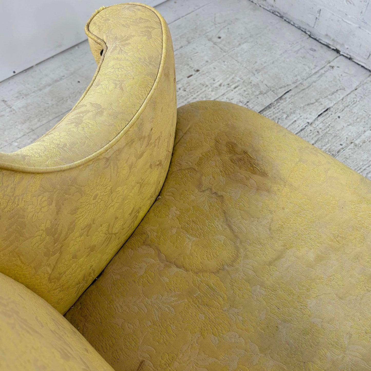 Pair of Traditional Wide Arm Antique Chairs