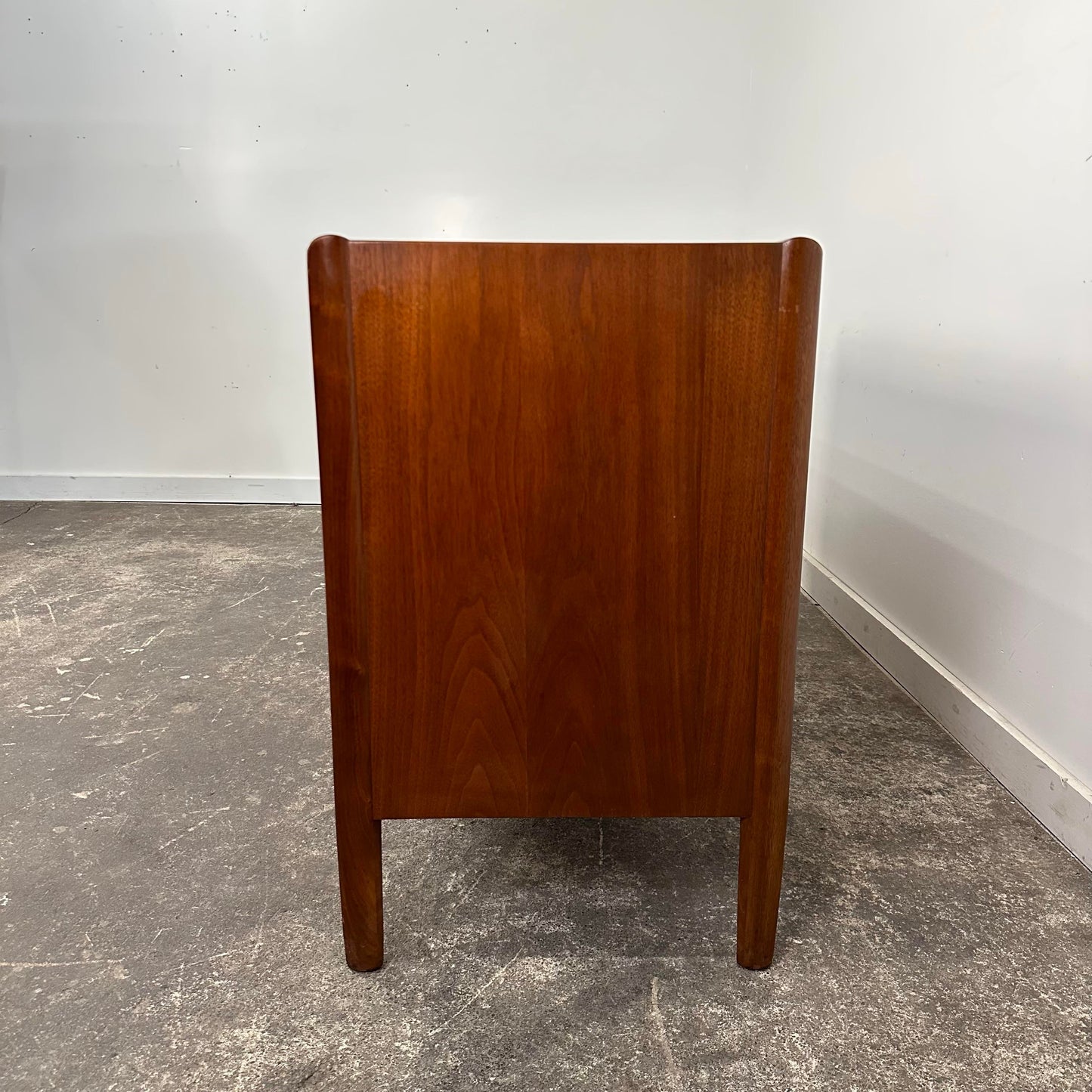 Drexel Parallel Long Dresser by Barney Flagg Midcentury Walnut