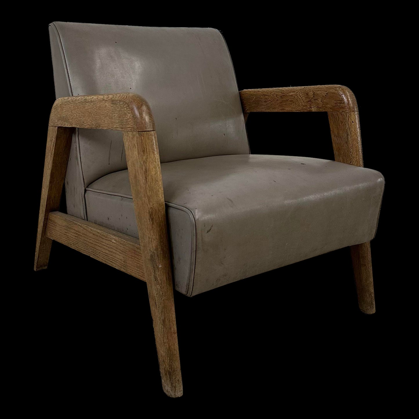 Solid Maple Thonet Lounge Arm Chair