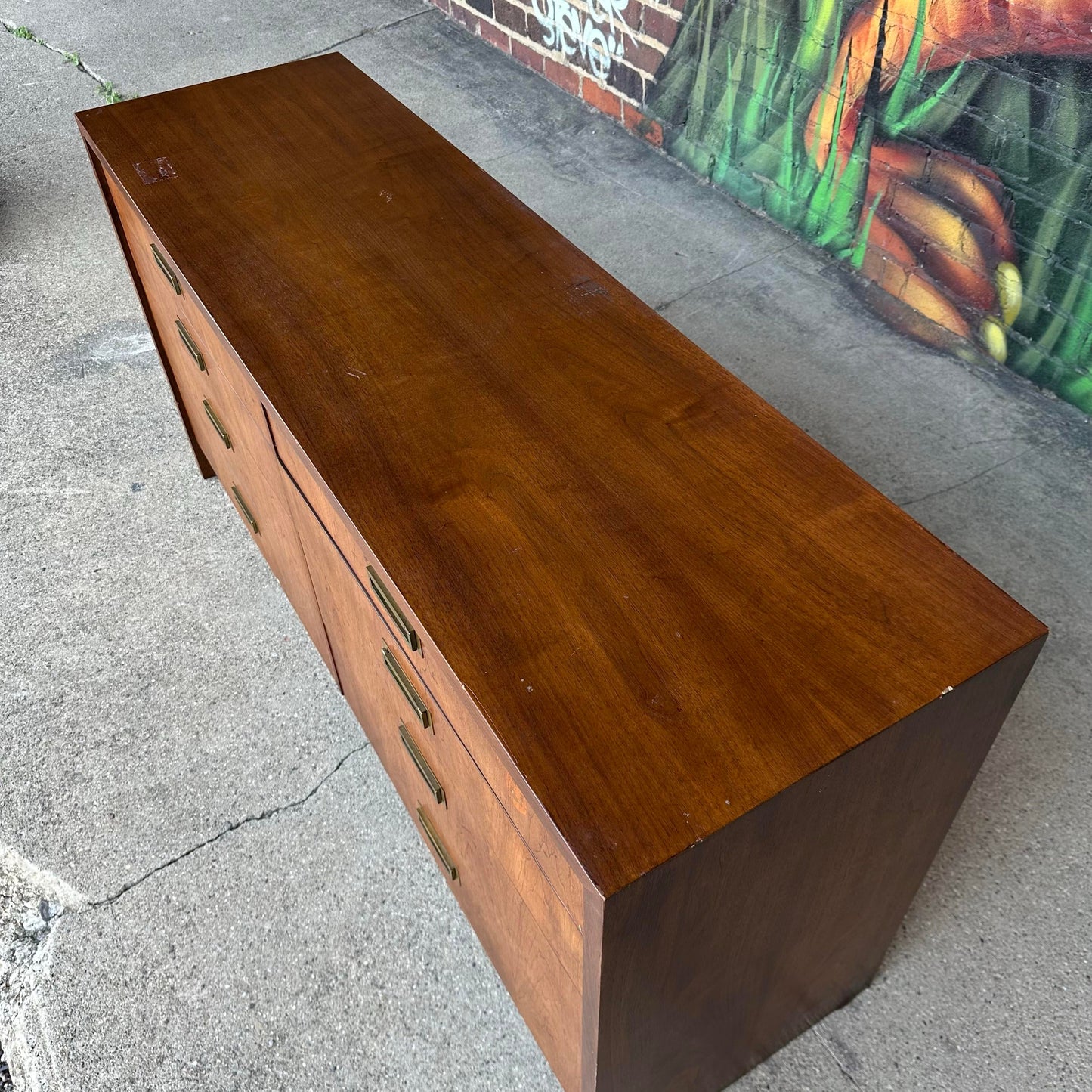 Milo Baughman for Founders Walnut Dresser Mid-Century Modern