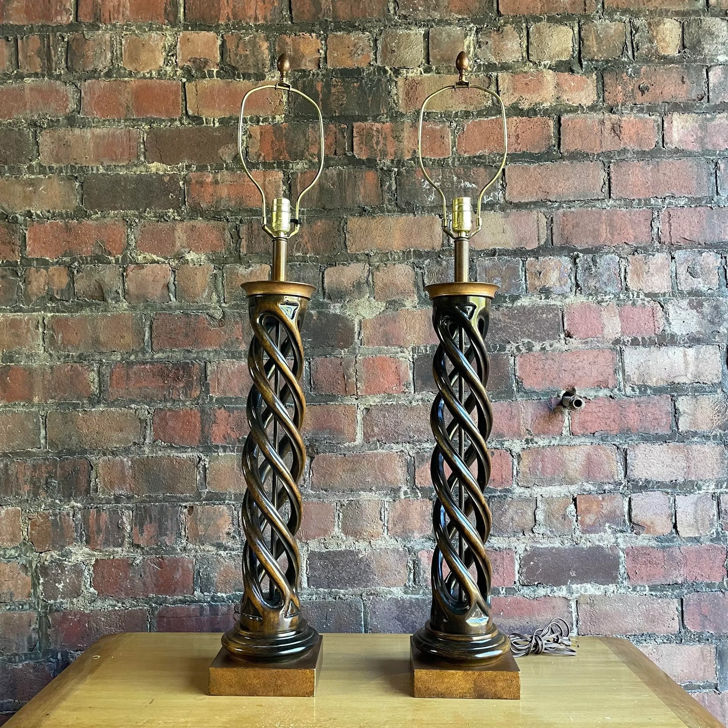 Pair of Fredrick Cooper for James Mont Lamps