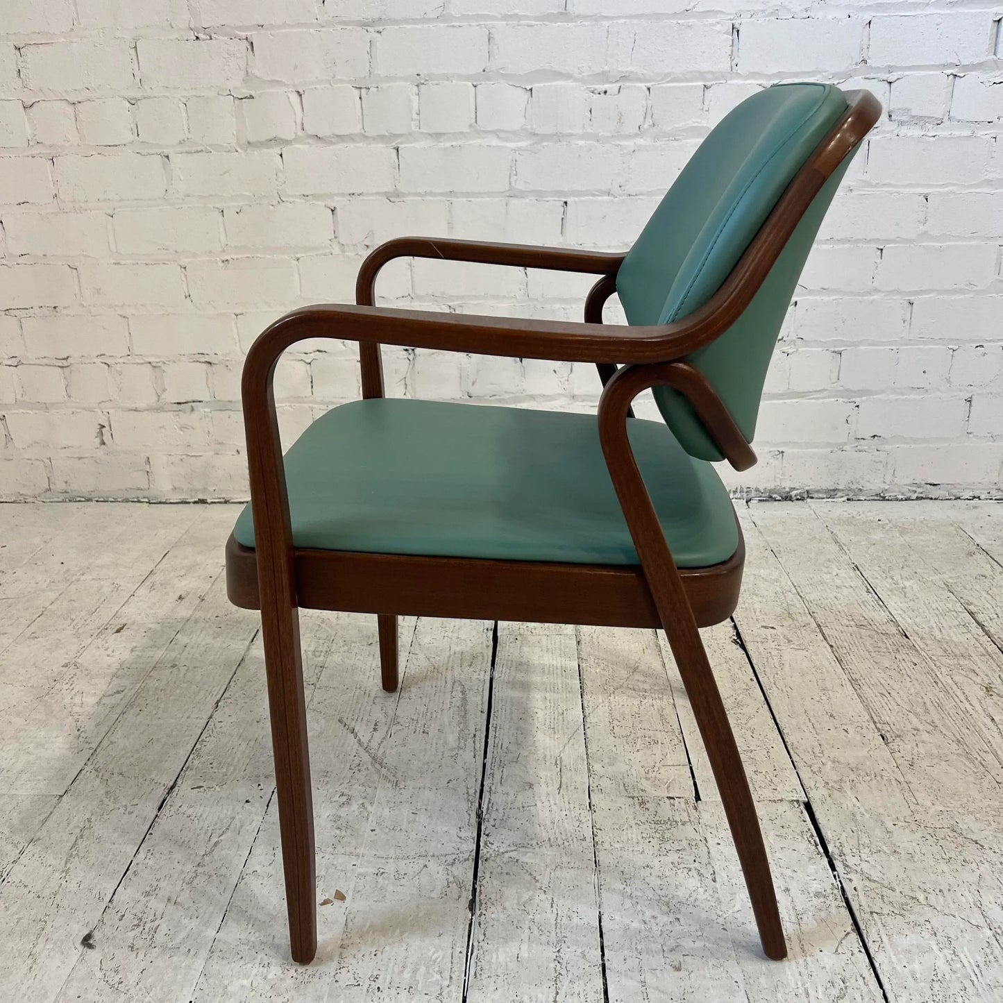 Reupholstered Don Pettit Bentwood Chair for Knoll