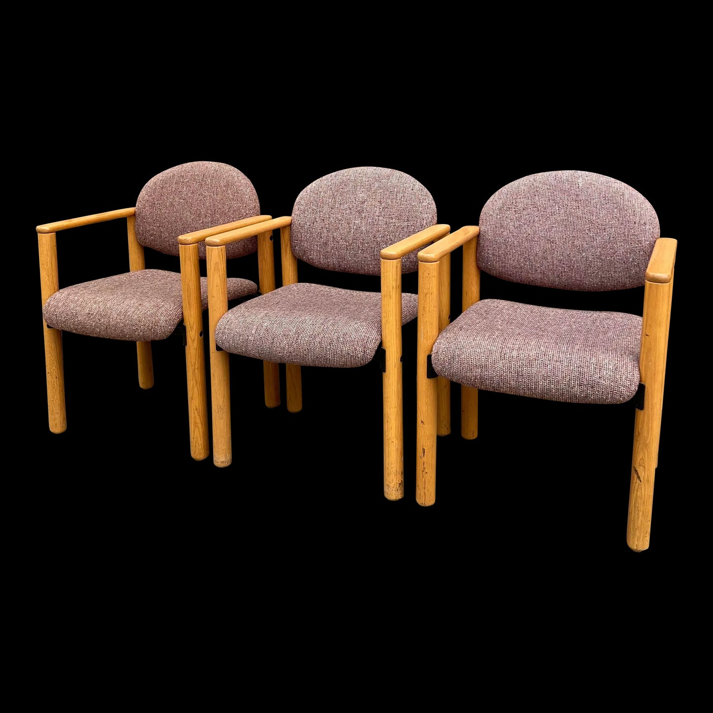 Set of 3 Mid Century Modern Artec Office Chairs