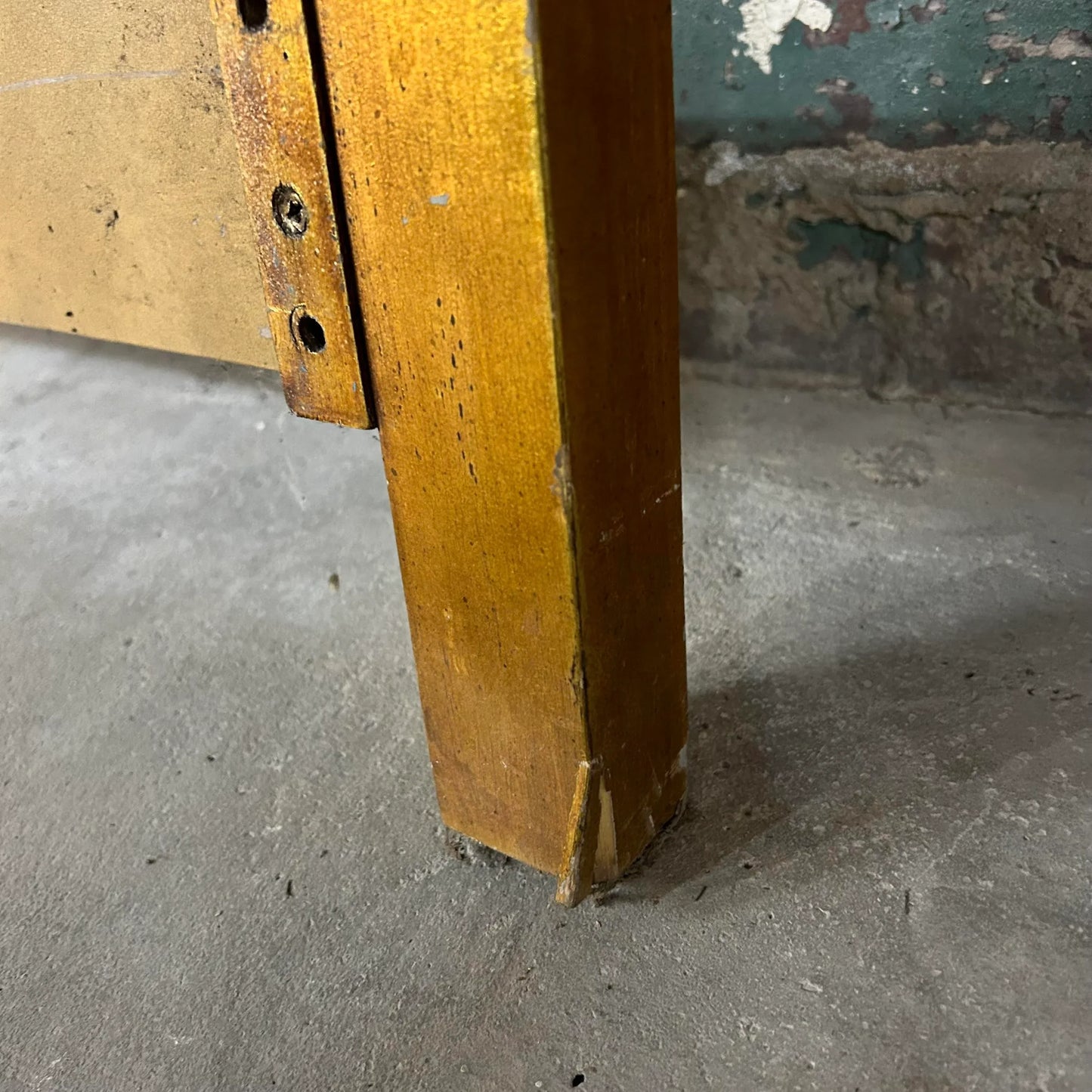 Pair of French Provincial Gold Twin Size Headboards Hollywood Regency