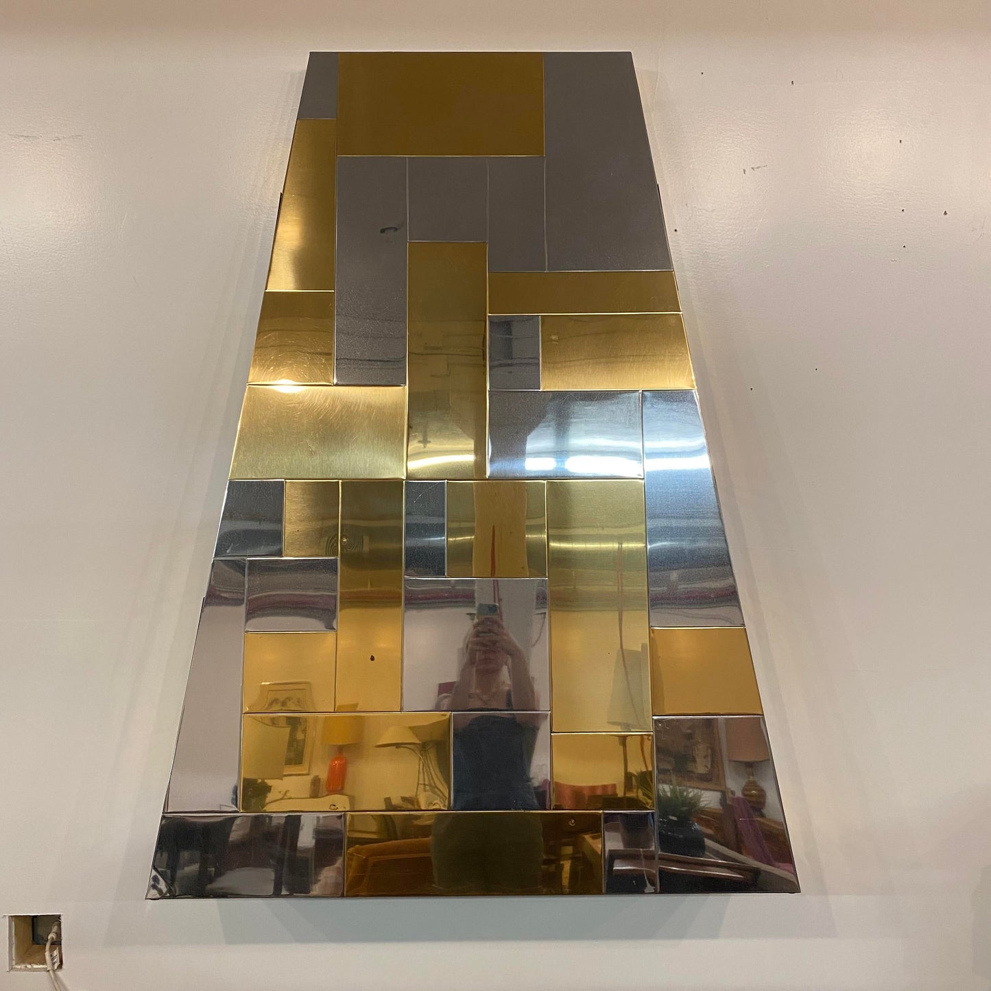 Mid Century Modern Paul Evans Cityscape Style Fireplace Hood