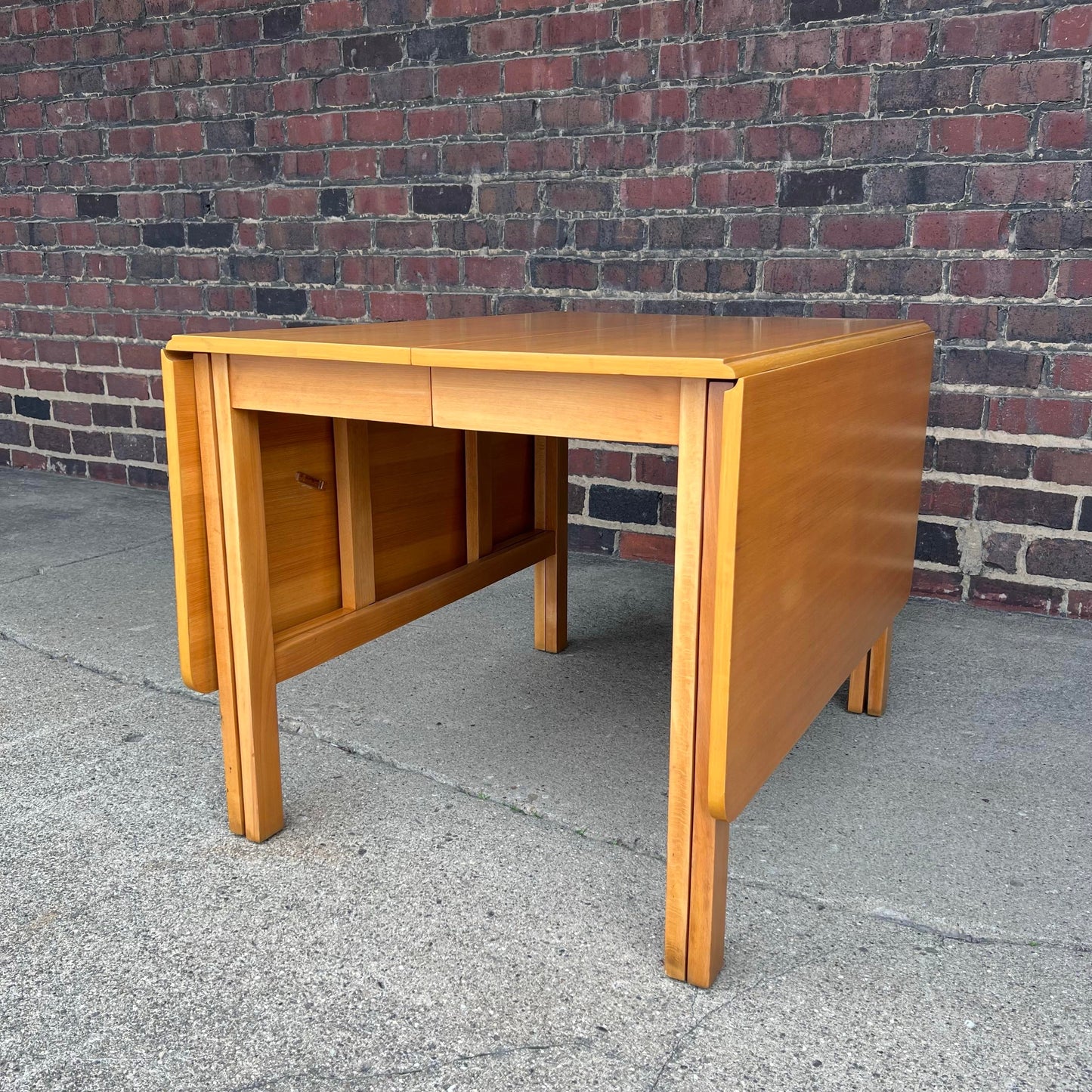 Edward Wormley for Drexel Dining Table Drop Leaf Gate Leg Precedent Line