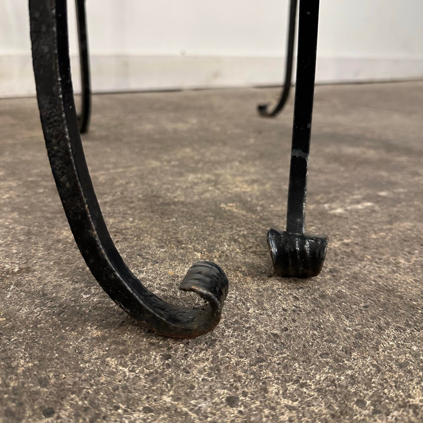 Set of 4 Salterini Iron Patio Dining Chair Art Deco, Attributed