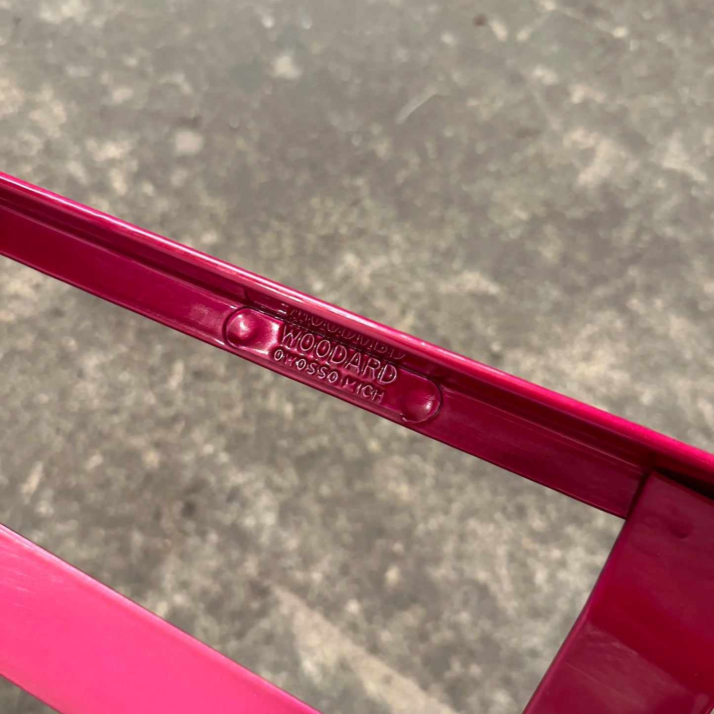 Newly Powder Coated Woodard Chantilly Rose Wrought Iron Outdoor Lounge Chair