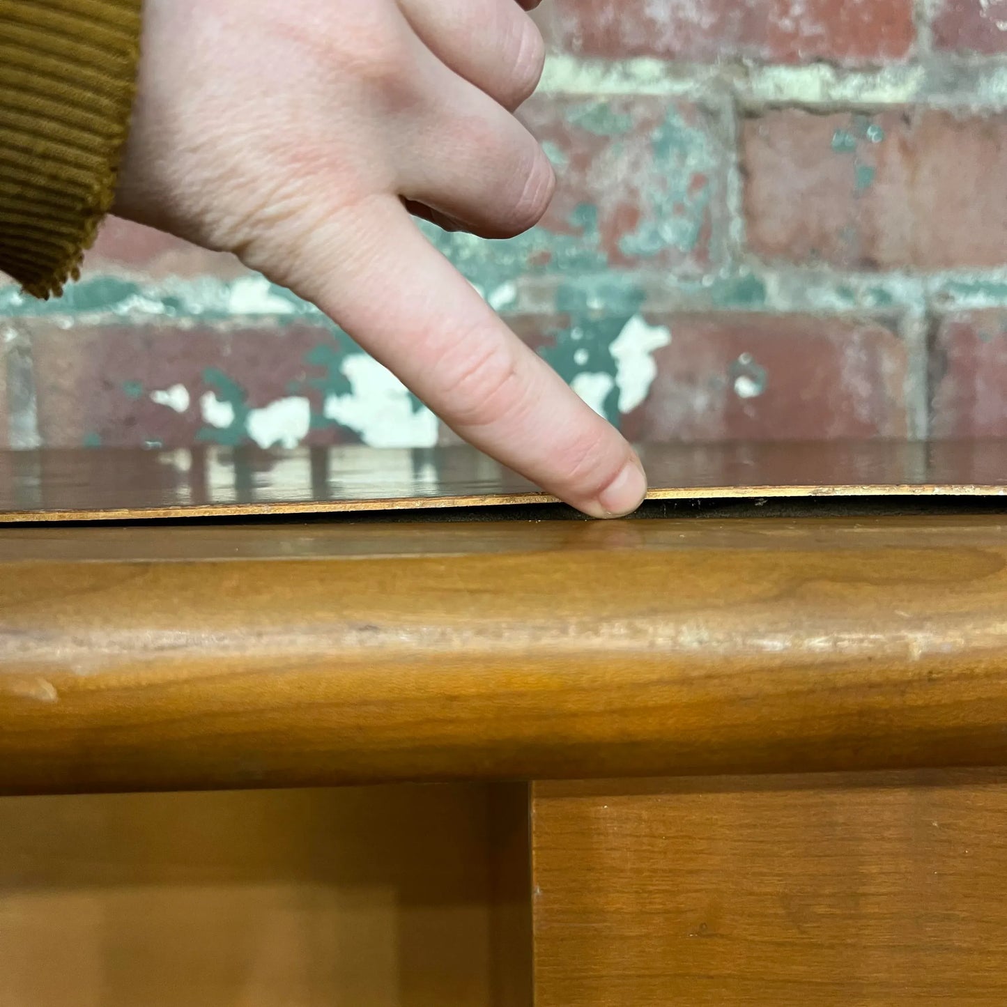 Cherry Wood Full Size Headboard With Storage Gibbings Style