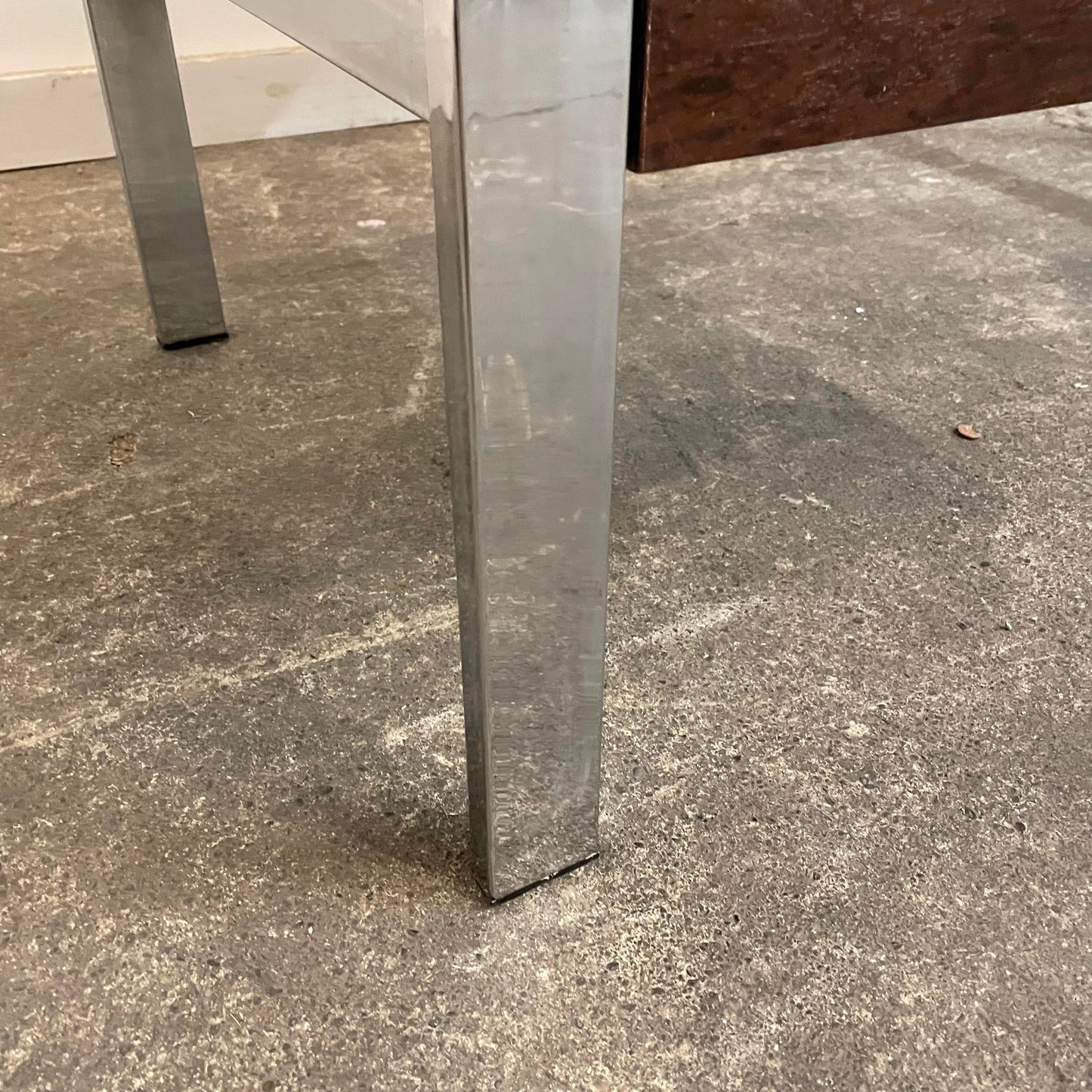 Mid Century Modern Rosewood and Chrome Desk