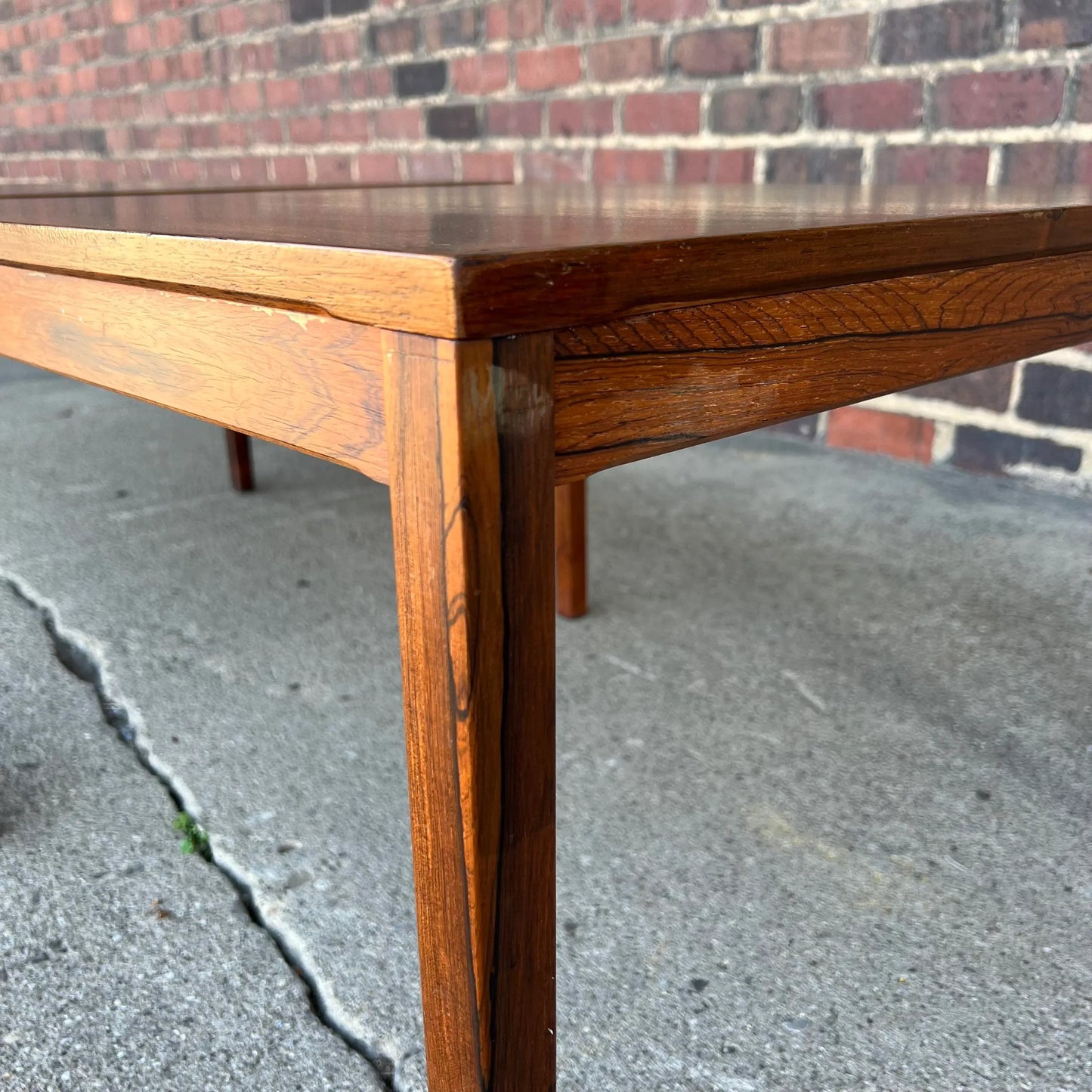 Pair of Haug Snekkeri A/S Rosewood Side Tables for Bruksbo