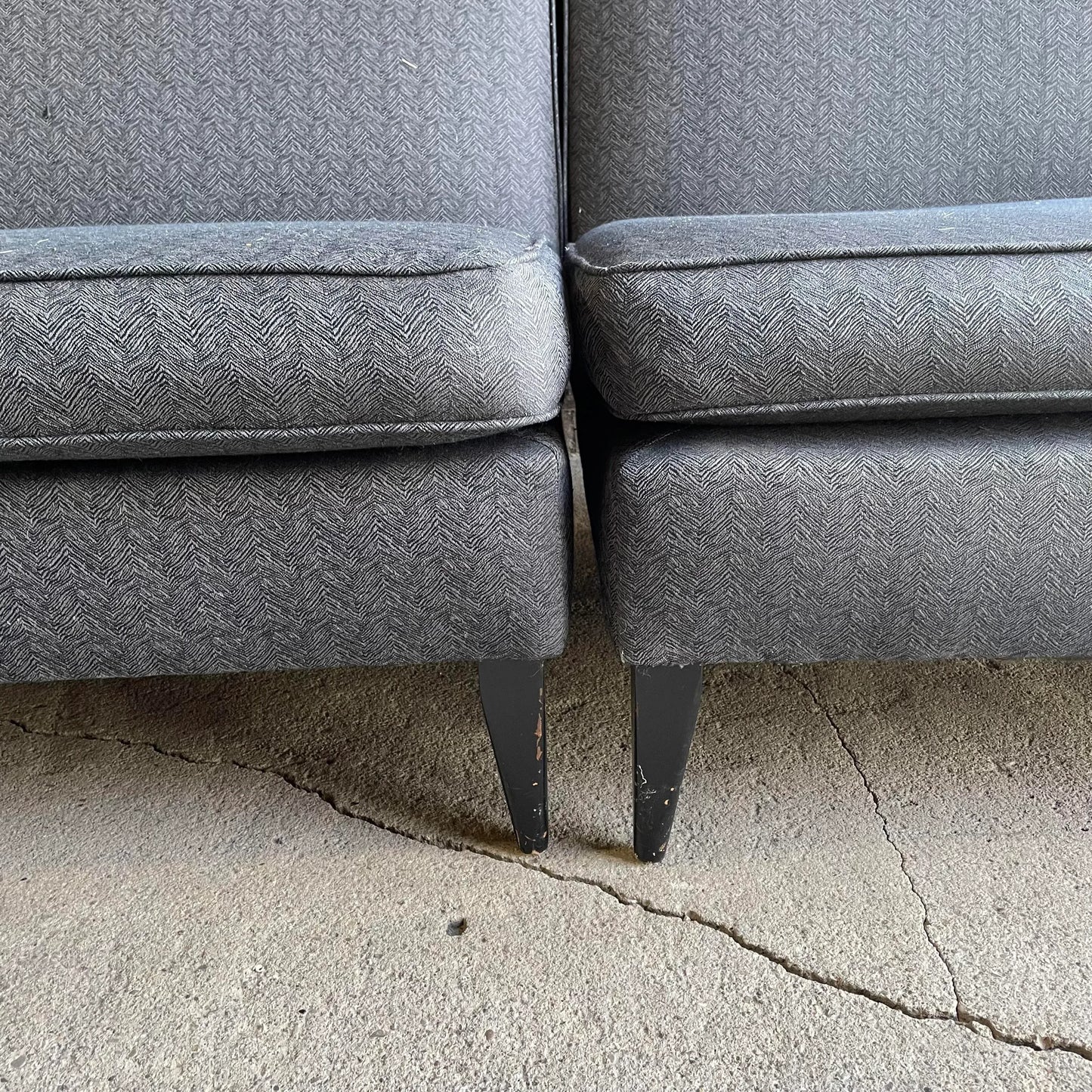 Vintage Paul McCobb Planner Group 2 Piece Sofa, Unmarked