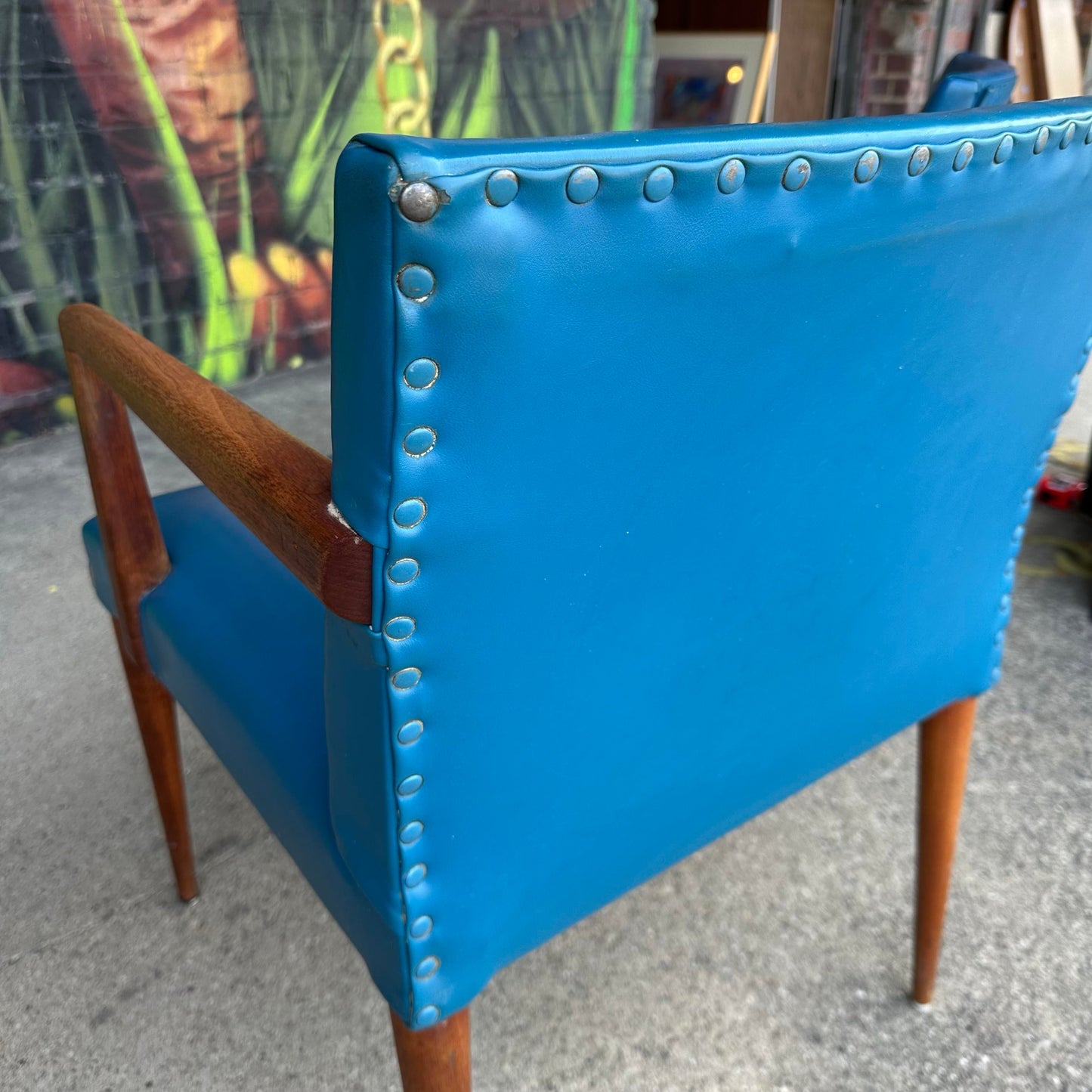 Mid-Century Modern Set of 4 Stow & Davis Arm Chairs Gibbings Style