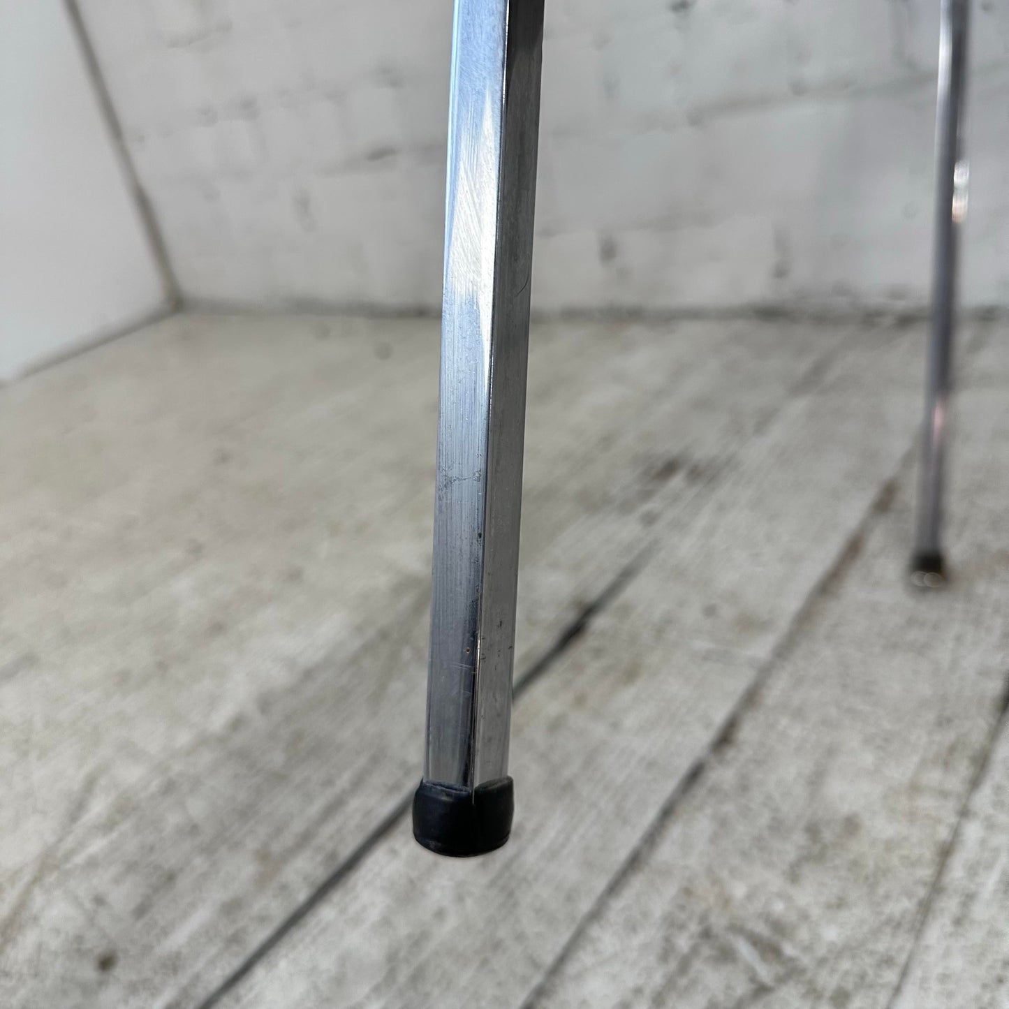 Mid Century Modern Robert John Stainless Steel Armchair