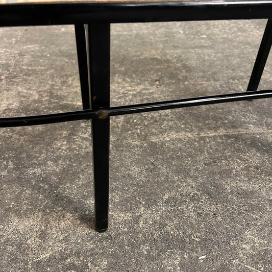 Vintage Fornasetti Style Petite Coffee Table Iron