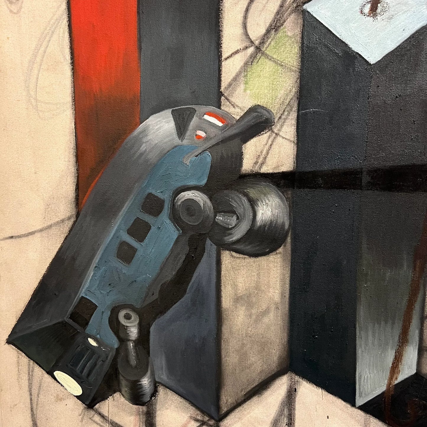 Mixed Media Abstract Painting