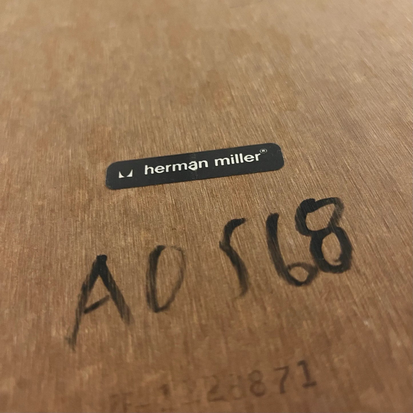 Mid-Century Modern Herman Miller Eames Aluminum Group Cafe Table