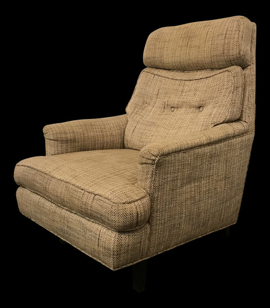 Mid-Century Modern Dunbar High Back Club Chair