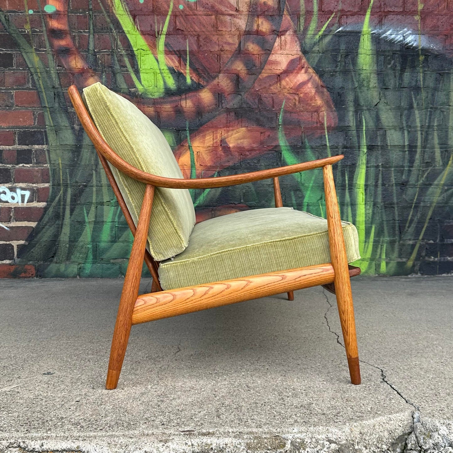 Danish Modern Peter Hvidt Teak Loveseat