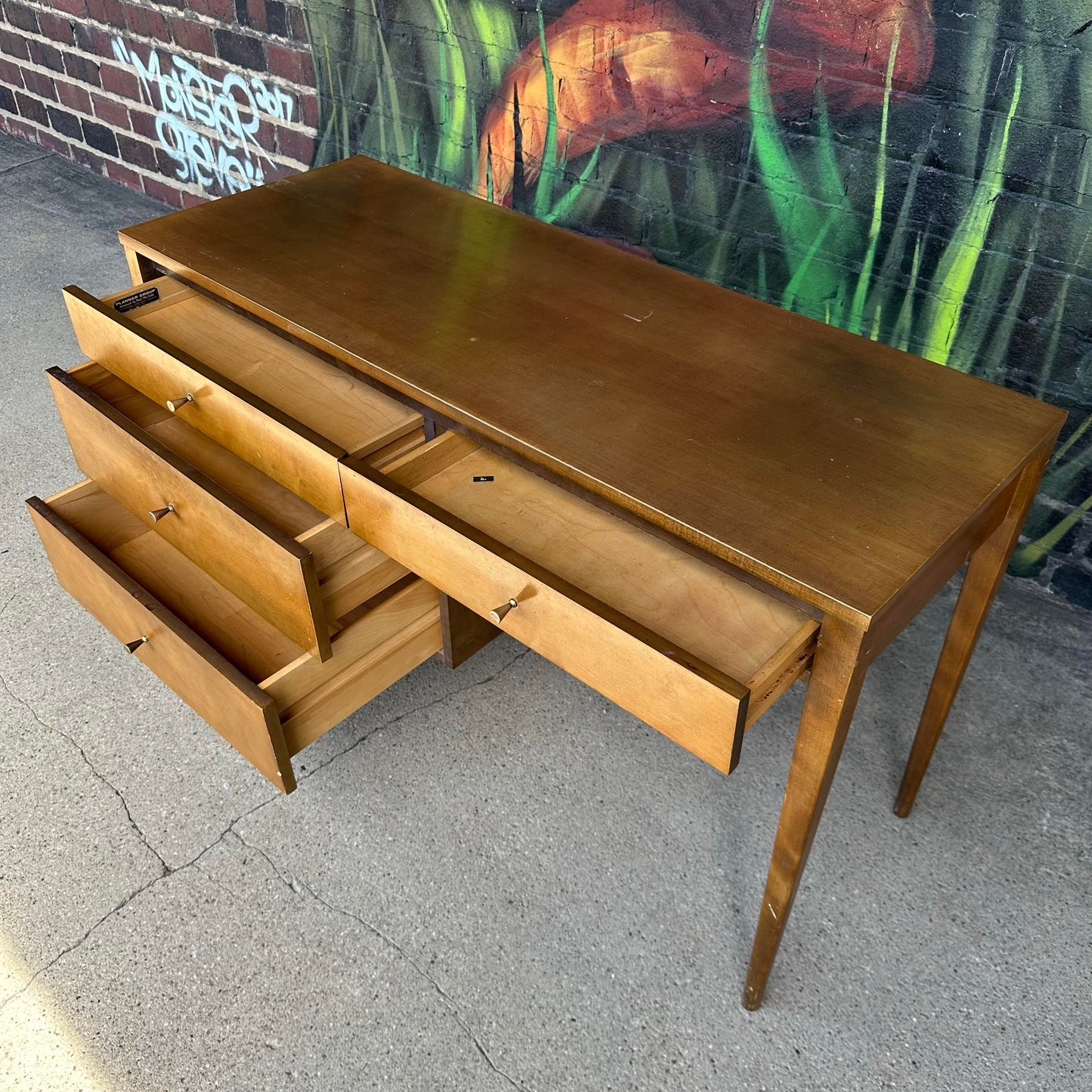 Mid Century Modern Paul McCobb Planner Group Writing Desk