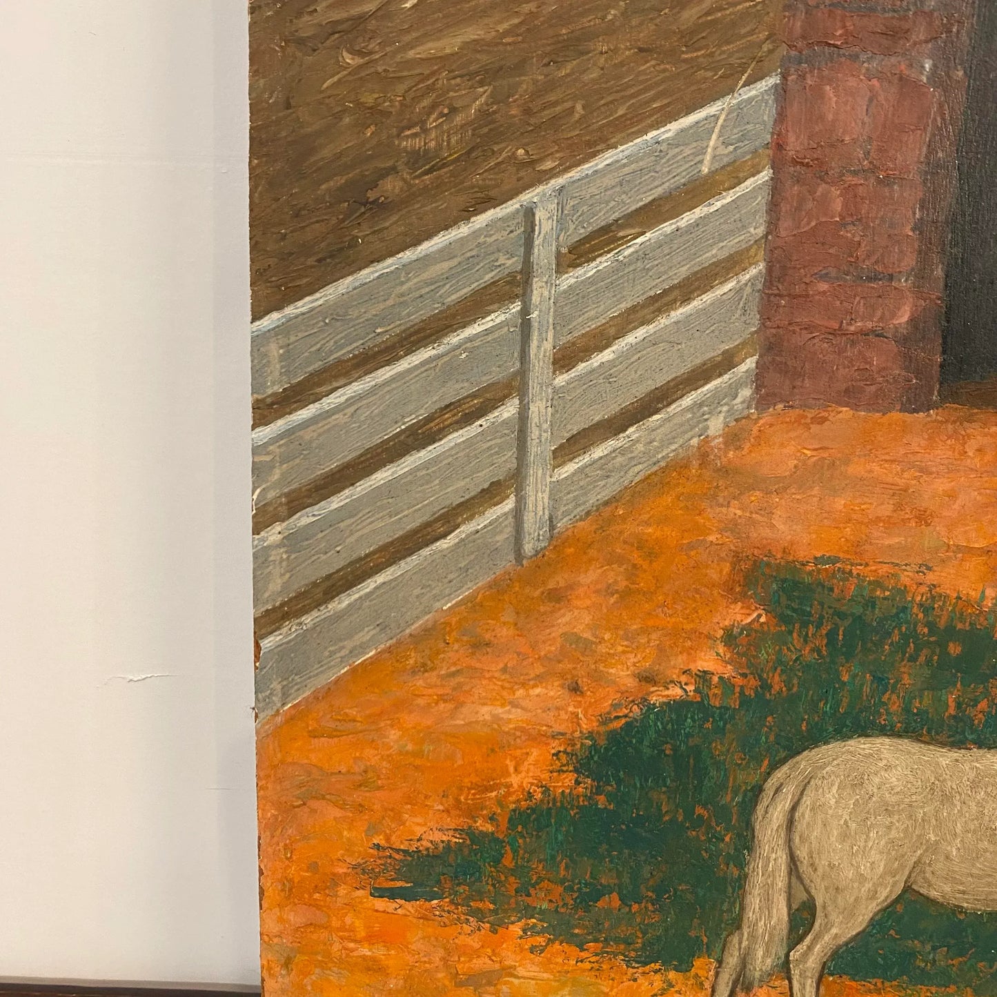 “The Barn” Painting on Panel by Kenneth Evett Kraushaar Gallery Ny