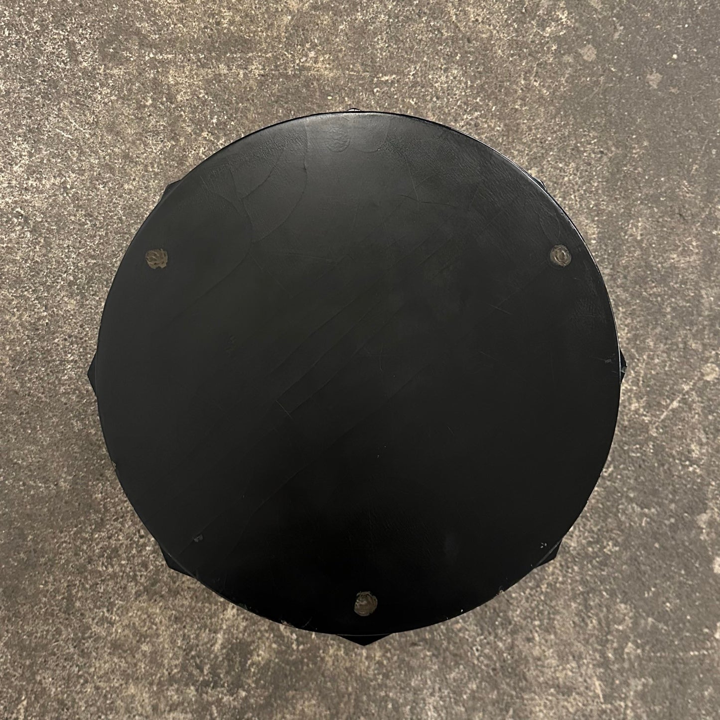 Dunbar Pedestal-Style Geometric Side Table