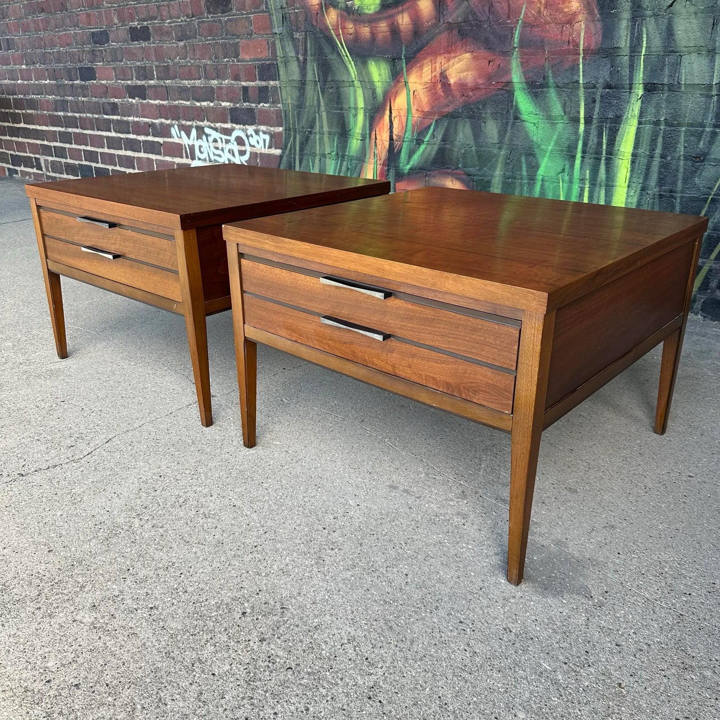 Pair of Paul McCobb for Lane Furniture Company “bowtie” Side Tables