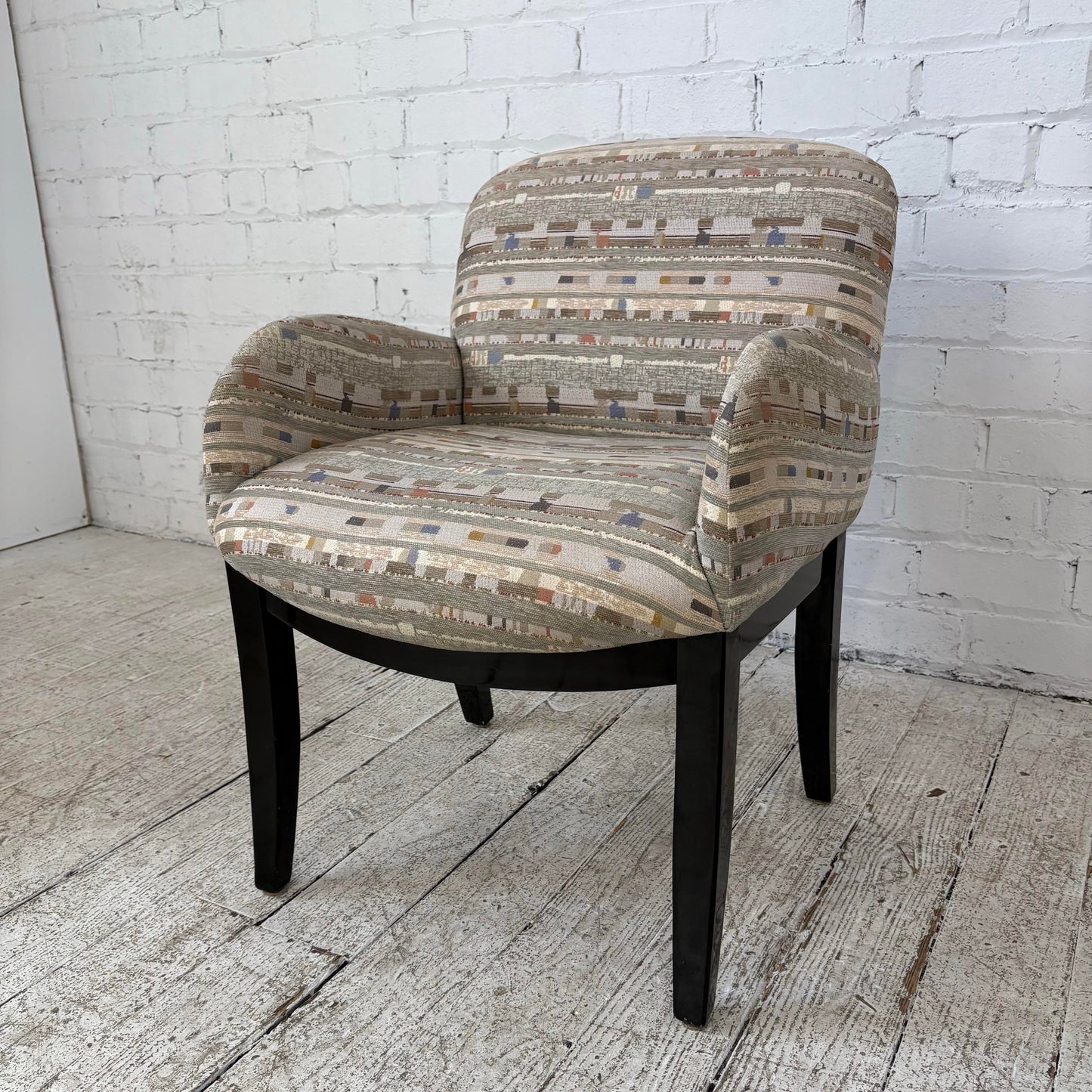 Set of 4 Milo Baughman Arm Dining Chairs